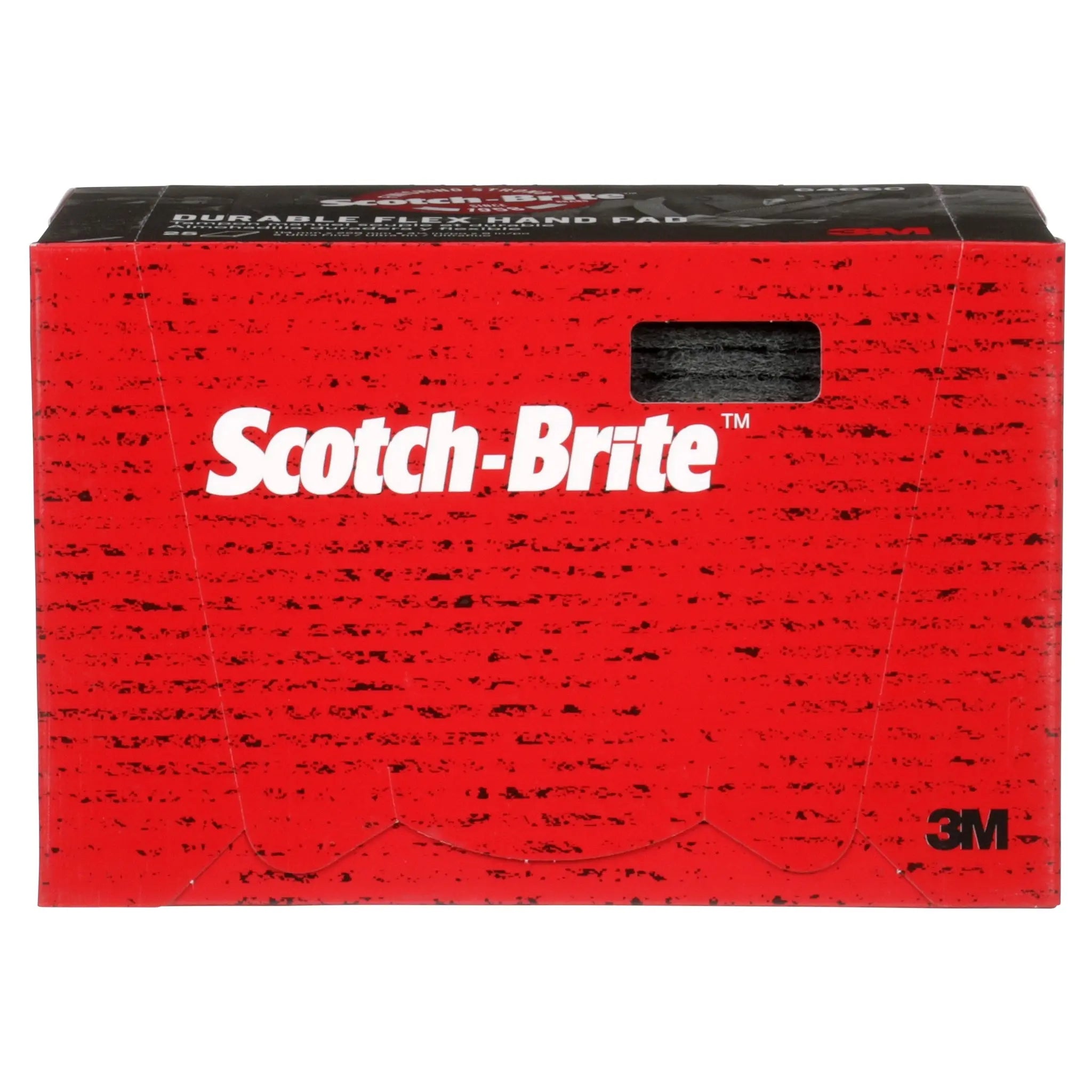 3M Scotch-Brite 7100042335 Durable Flex Hand Pad, MX-HP, Silicon Carbide Ultra Fine, Gray, 4-1/2 in x 9 in, Case of 100