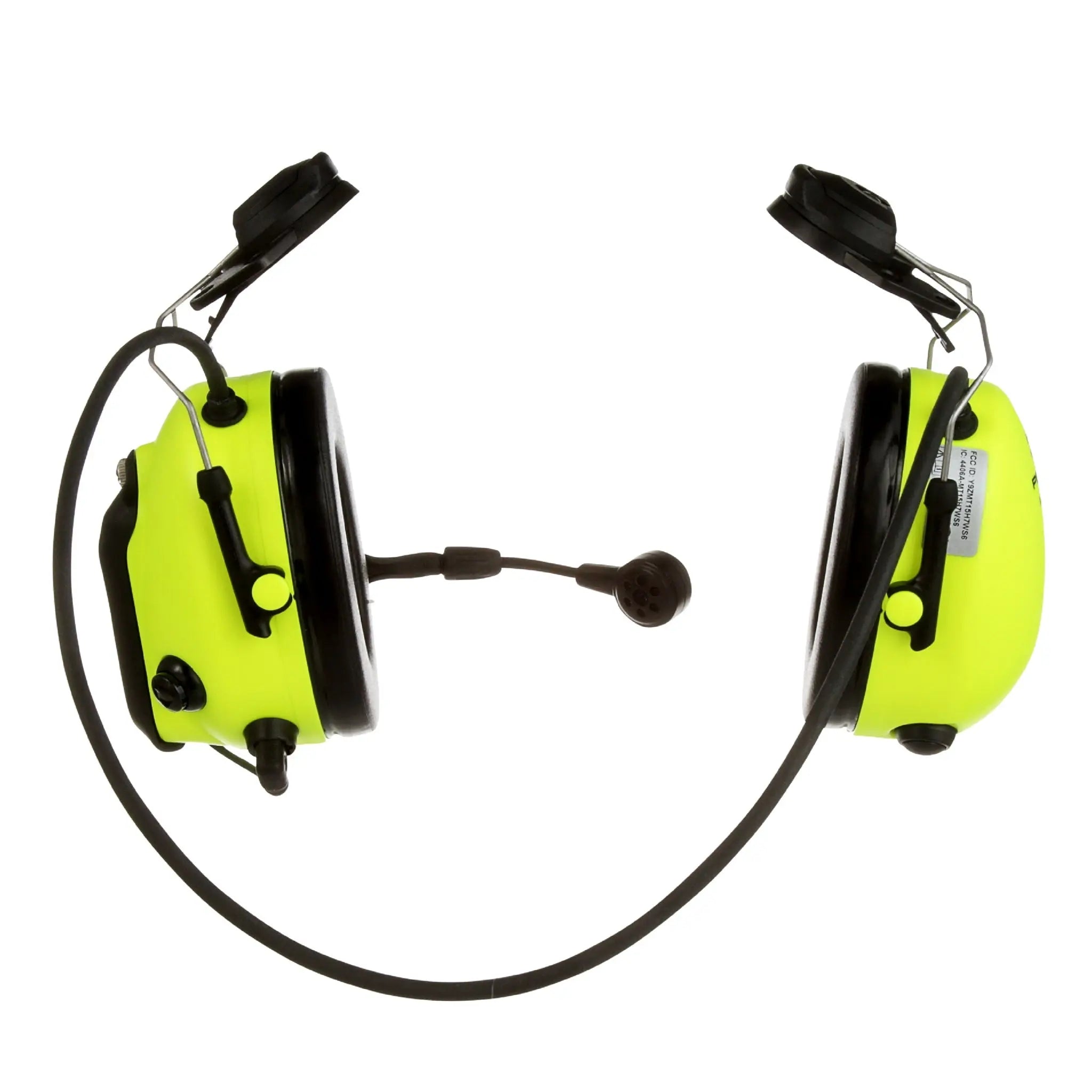 3M PELTOR MT15H7P3EWS6-111 WS ProTac XPI Headset, Hard Hat Attachment, FLX2, Hi-Vis Yellow, 1 Each
