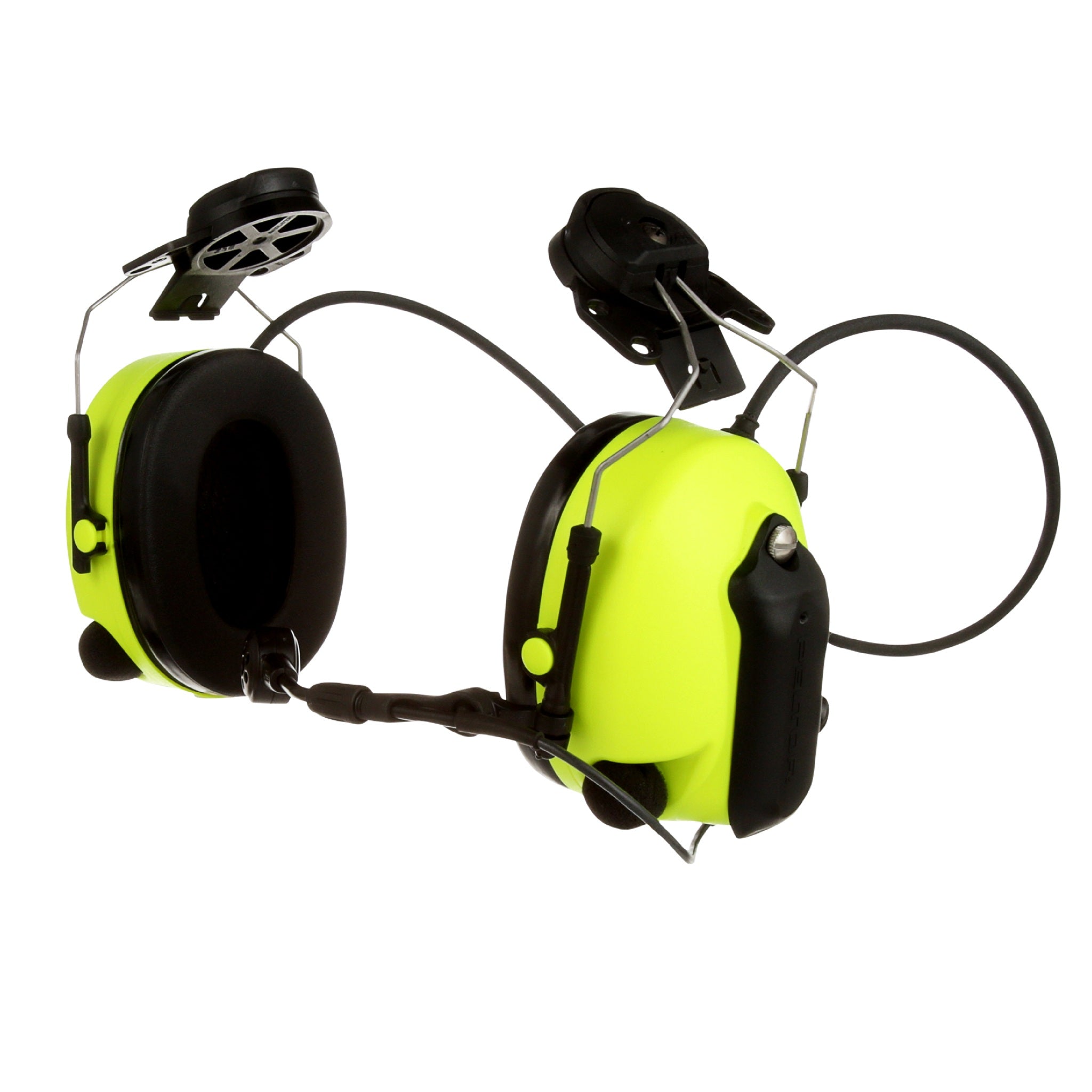 3M PELTOR MT15H7P3EWS6-111 WS ProTac XPI Headset, Hard Hat Attachment, FLX2, Hi-Vis Yellow, 1 Each