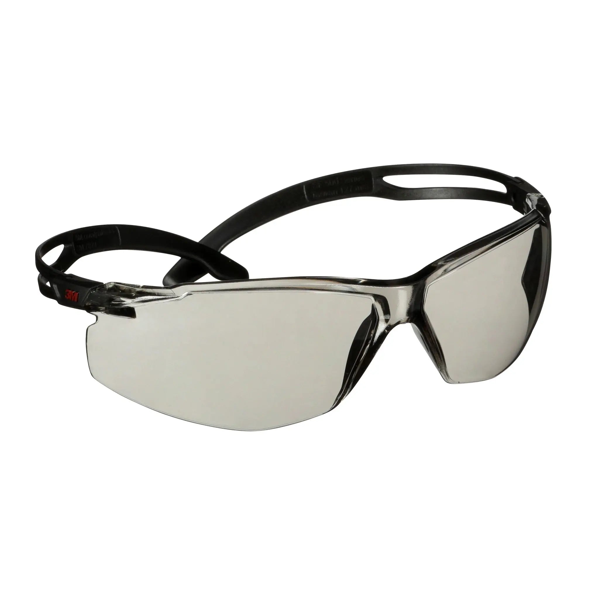 3M SecureFit 500 Series SF507SGAF-BLK, Black, Scotchgard Anti-Fog Coating, IO Gray AF-AS Lens, 20 ea/CaseÂ