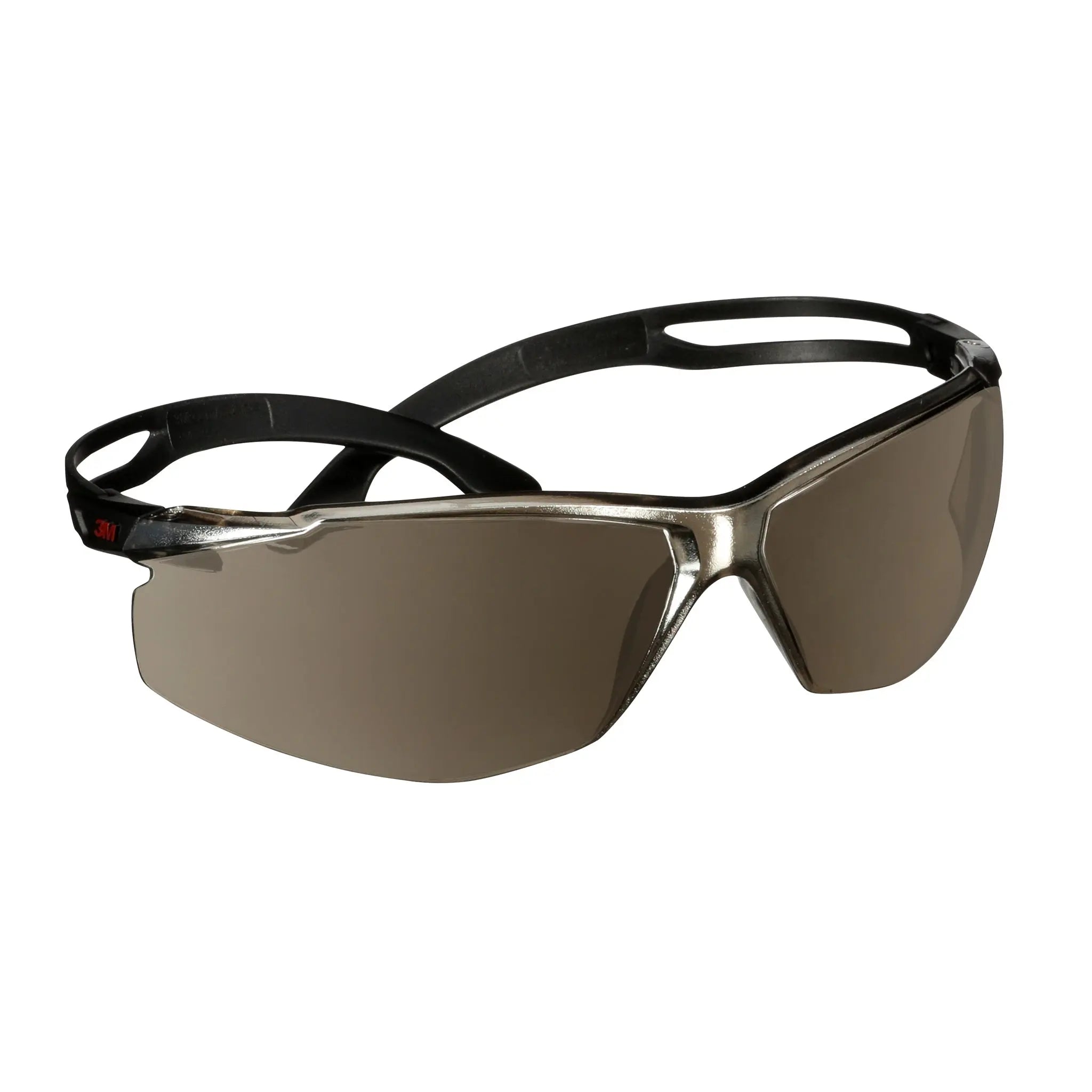 3M SecureFit 500 Series SF509AF-BLK, Black, Silver Mirror Anti-Fog/Anti-Scratch Lens, 20 ea/Case