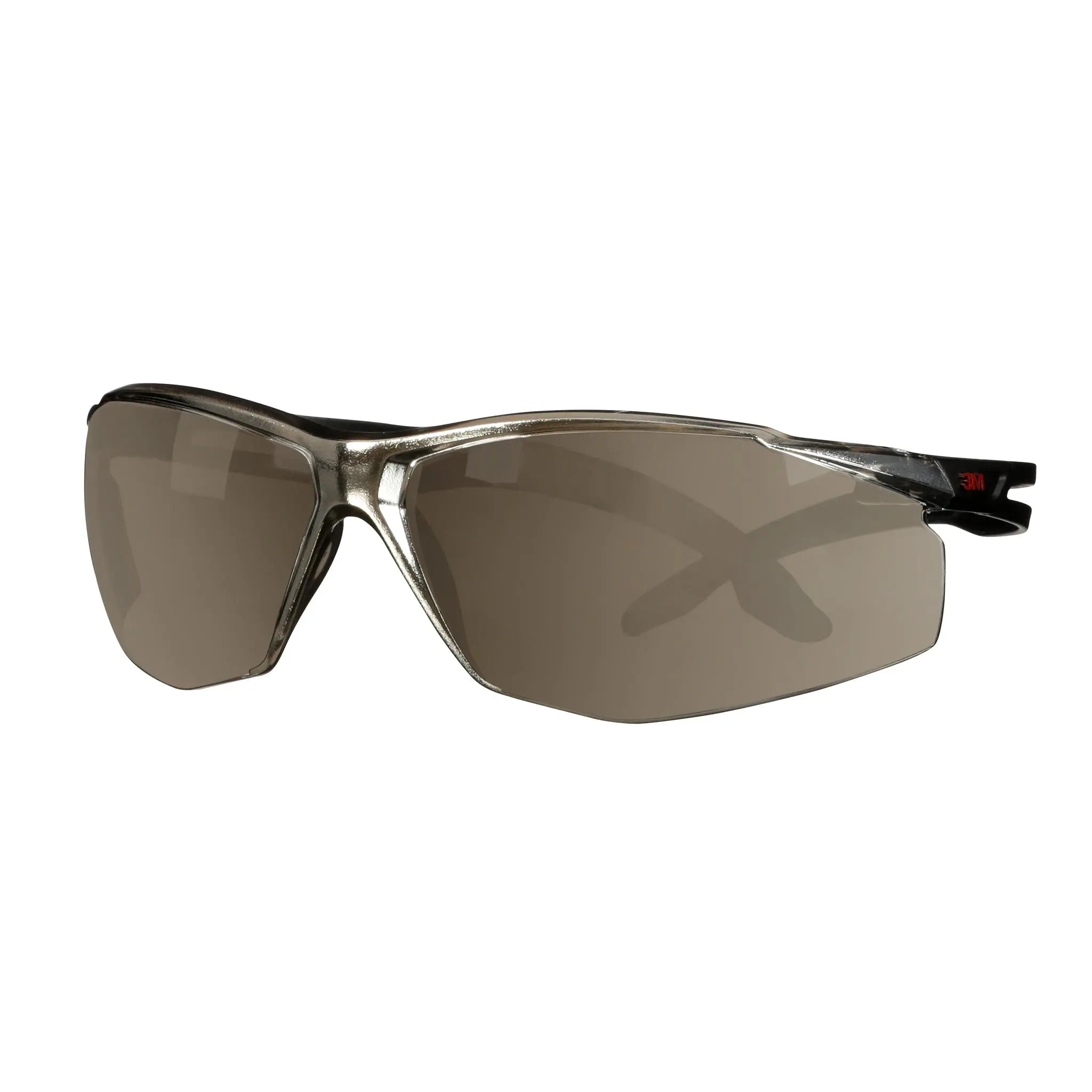 3M SecureFit 500 Series SF509AF-BLK, Black, Silver Mirror Anti-Fog/Anti-Scratch Lens, 20 ea/Case