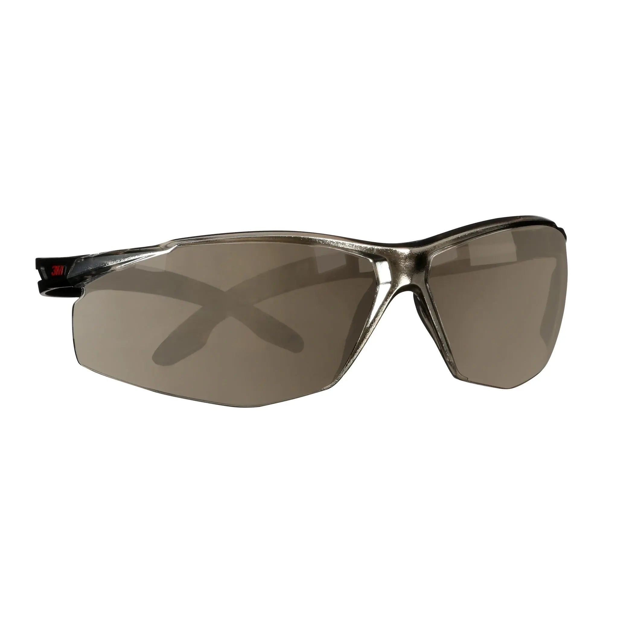 3M SecureFit 500 Series SF509AF-BLK, Black, Silver Mirror Anti-Fog/Anti-Scratch Lens, 20 ea/Case