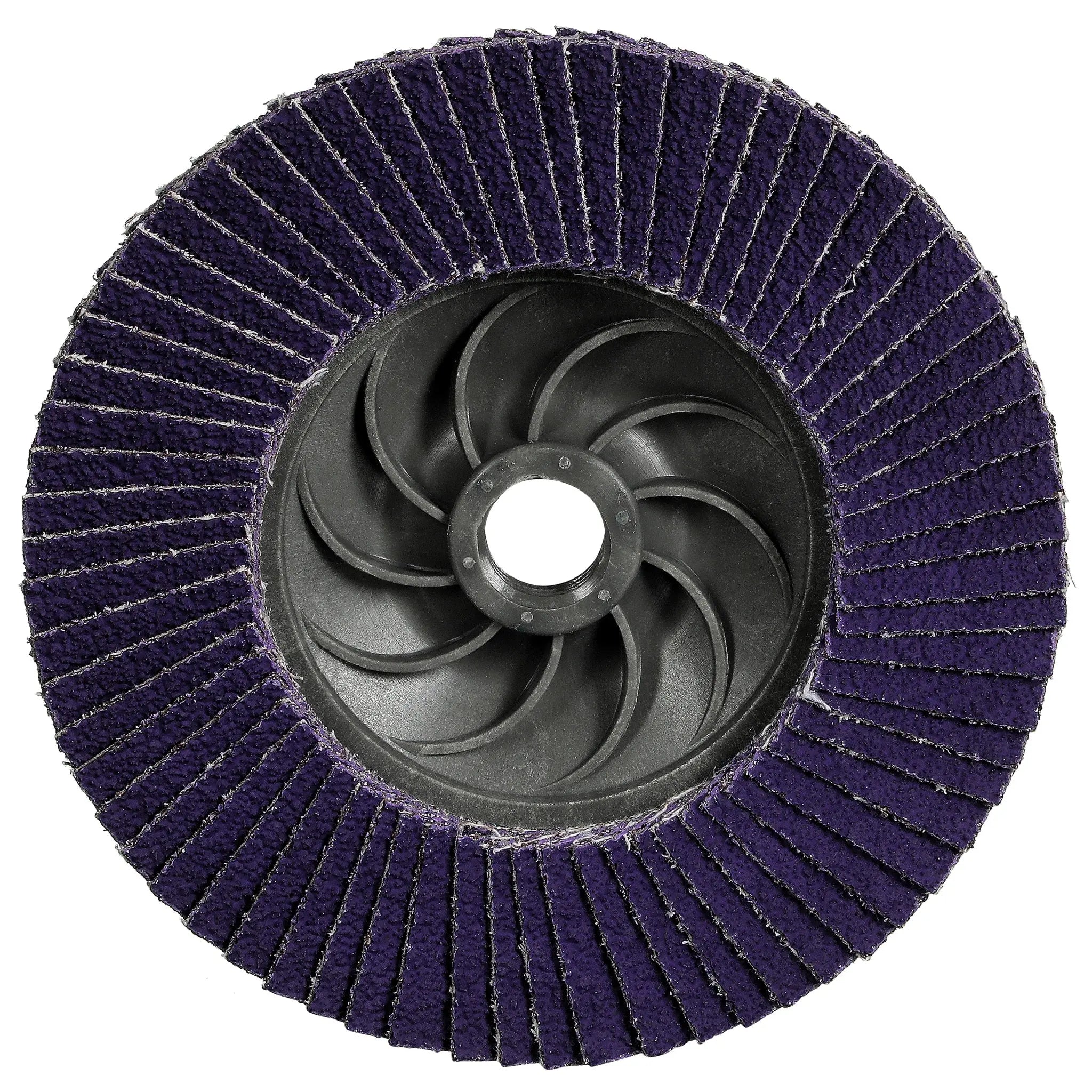 3M Cubitron 3 7100380207/1169F Flap Disc, 40+, T29-Conical Quick Change, 5 in x 5/8 in-11, Front
