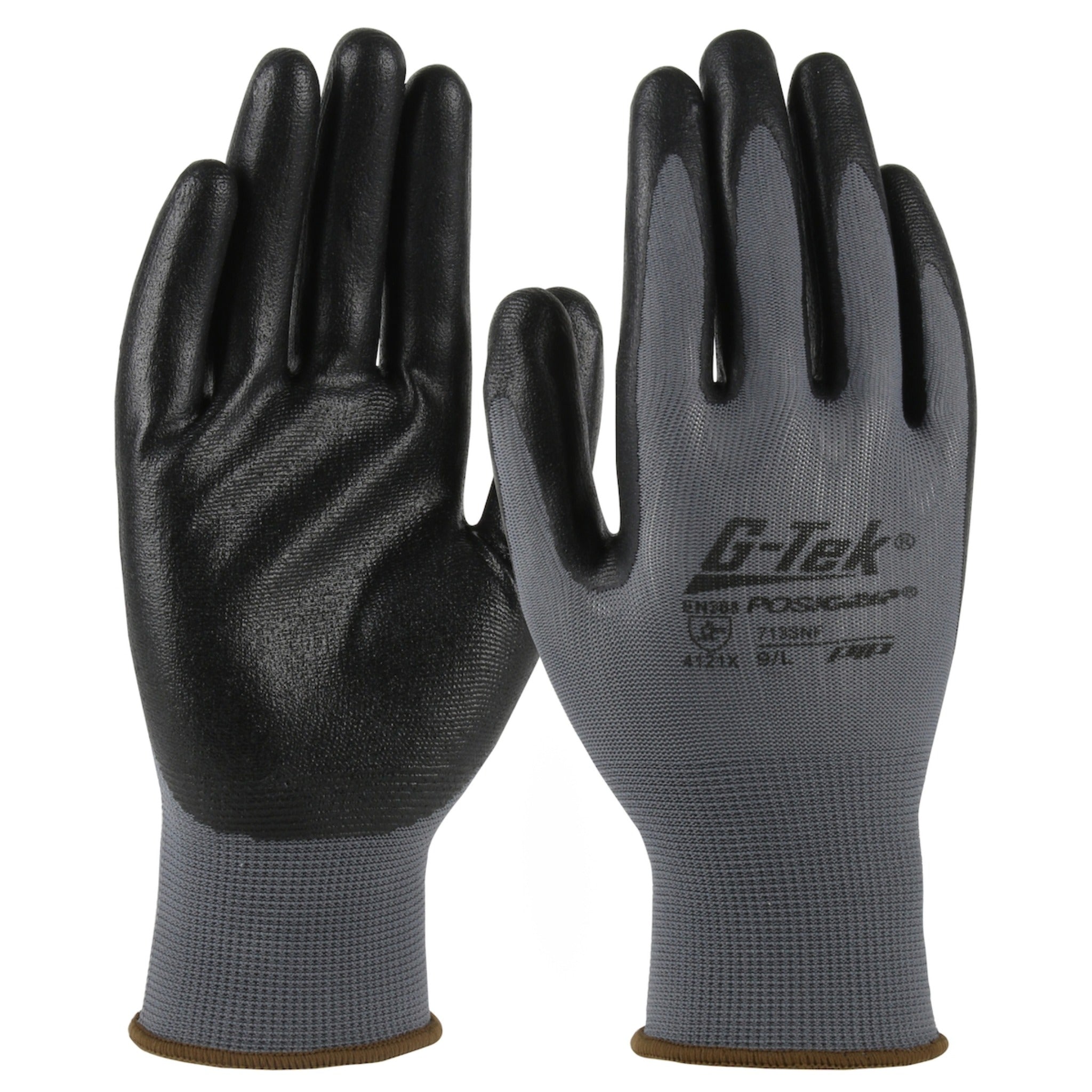 PIP G-Tek PosiGrip 713SNF Seamless Knit Polyester Glove with Nitrile Coated Foam Grip-Main_Image