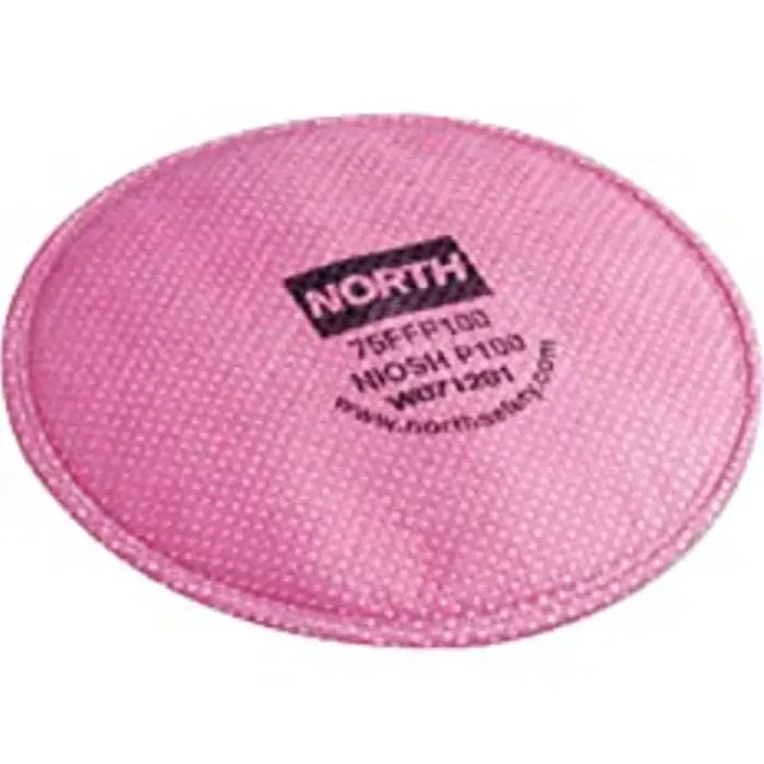 Honeywell North 75FFP100 N Series Flexible, Low Profile P100 Filter, Purple, One Size, 1 Pair