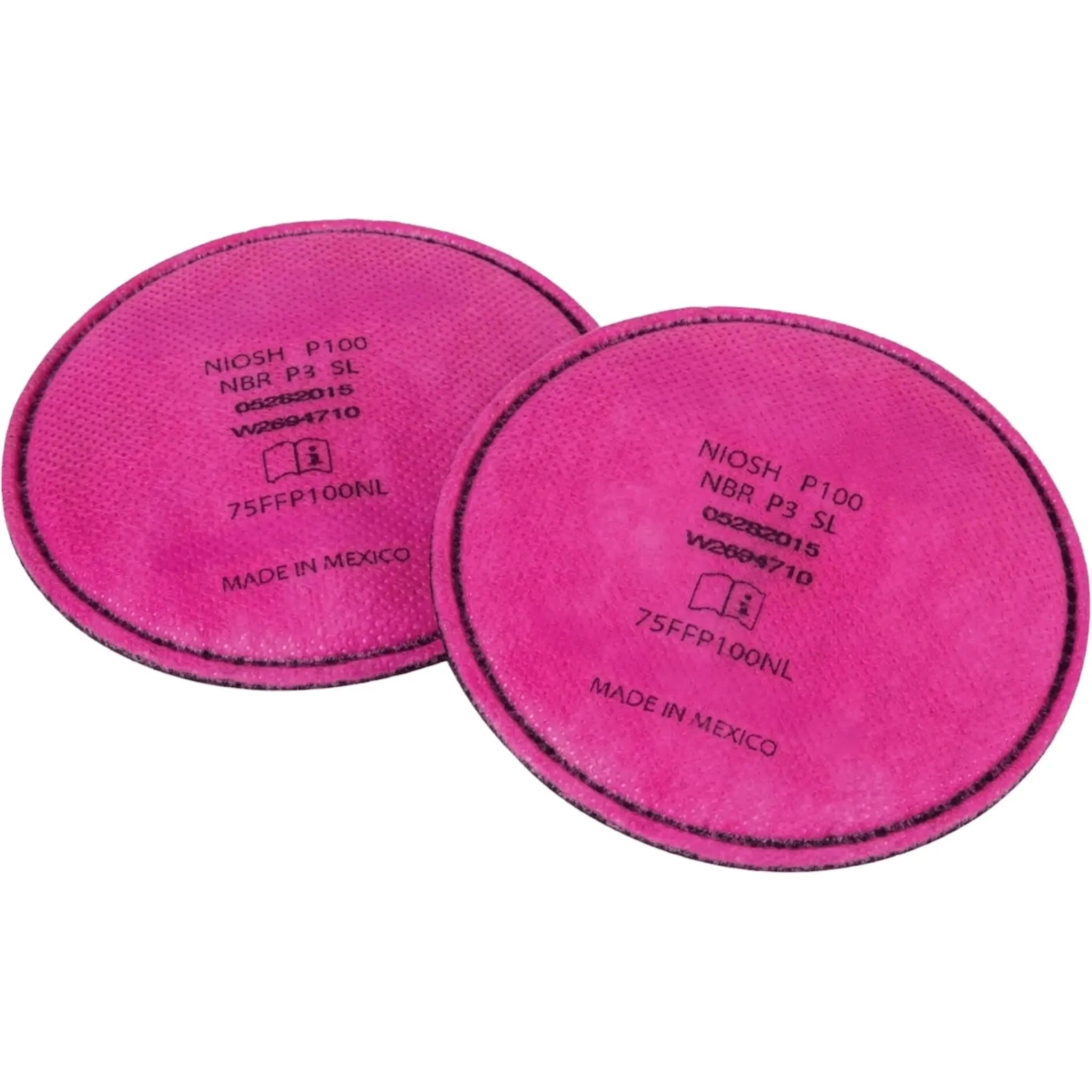Honeywell North 75FFP100NL Pancake Low Profile P100 Filter, 1 Pair
