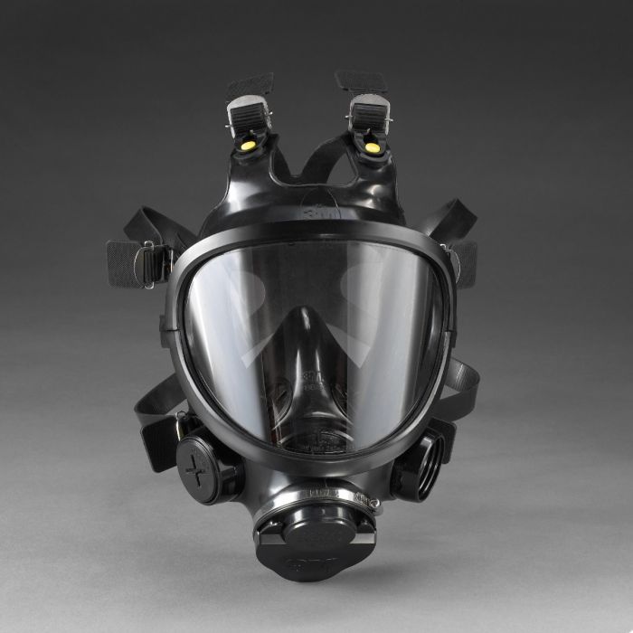3M FR-7800B Full Facepiece Reusable Respirator, Black, 1 Each