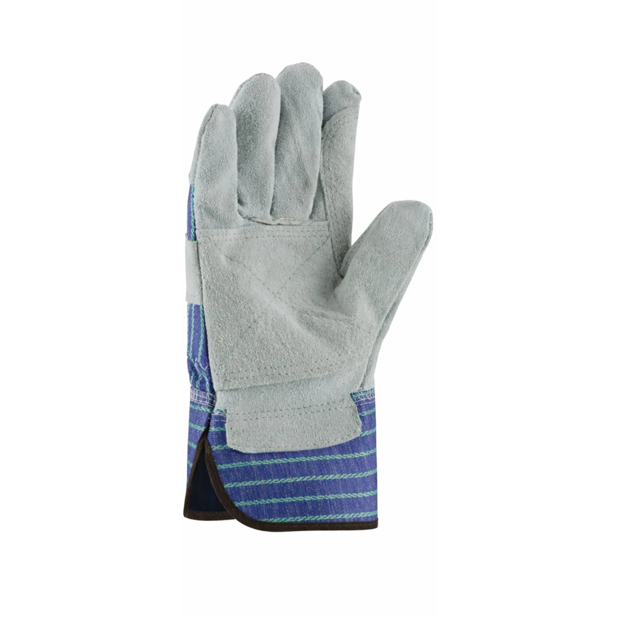 PIP 82-7763 Superior Grade Split Cowhide Leather Double Palm Glove_Front_Image