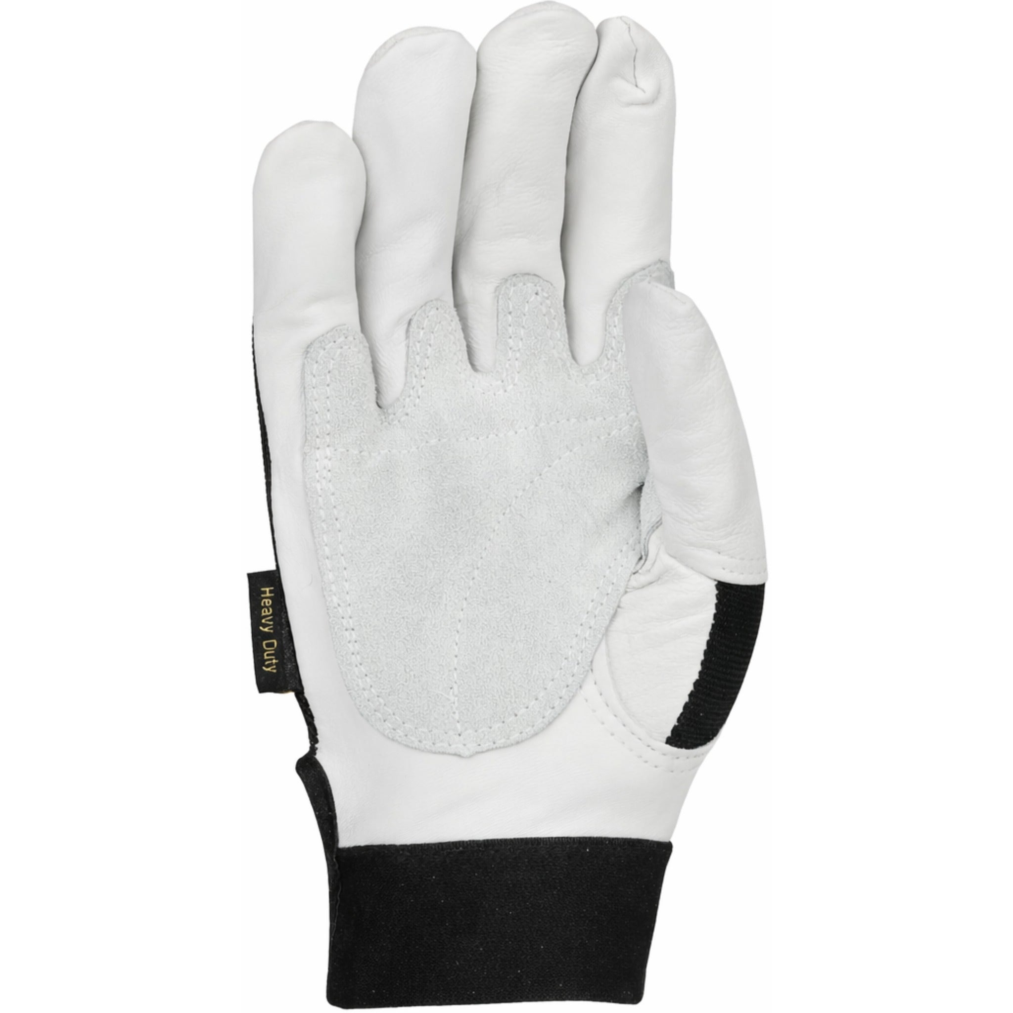 PIP Ironcat 86552 Heavy Duty Top Grain Goatskin Leather Reinforced Palm Glove with Fabric Back and Kevlar Cut Lining_Front_Image