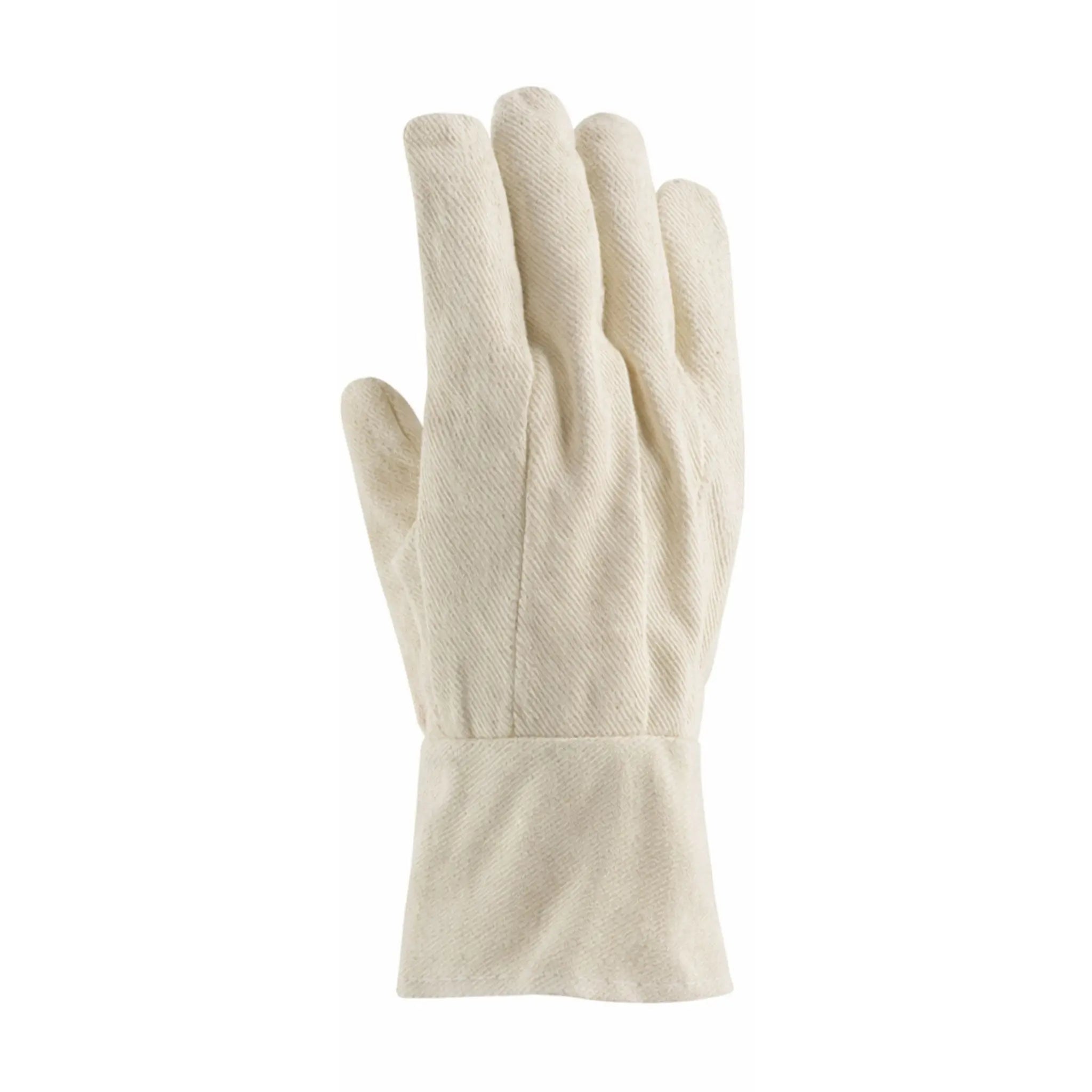 PIP 90-908BT Premium Grade Cotton Canvas Single Palm Glove, Band Top-Back