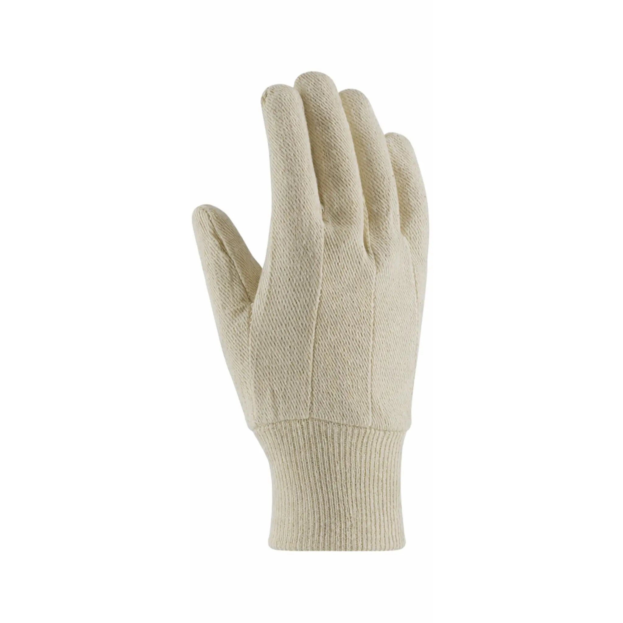 PIP 90-908CI Economy Grade Cotton/Polyester Canvas Single Palm Glove, Knit Wrist-Back