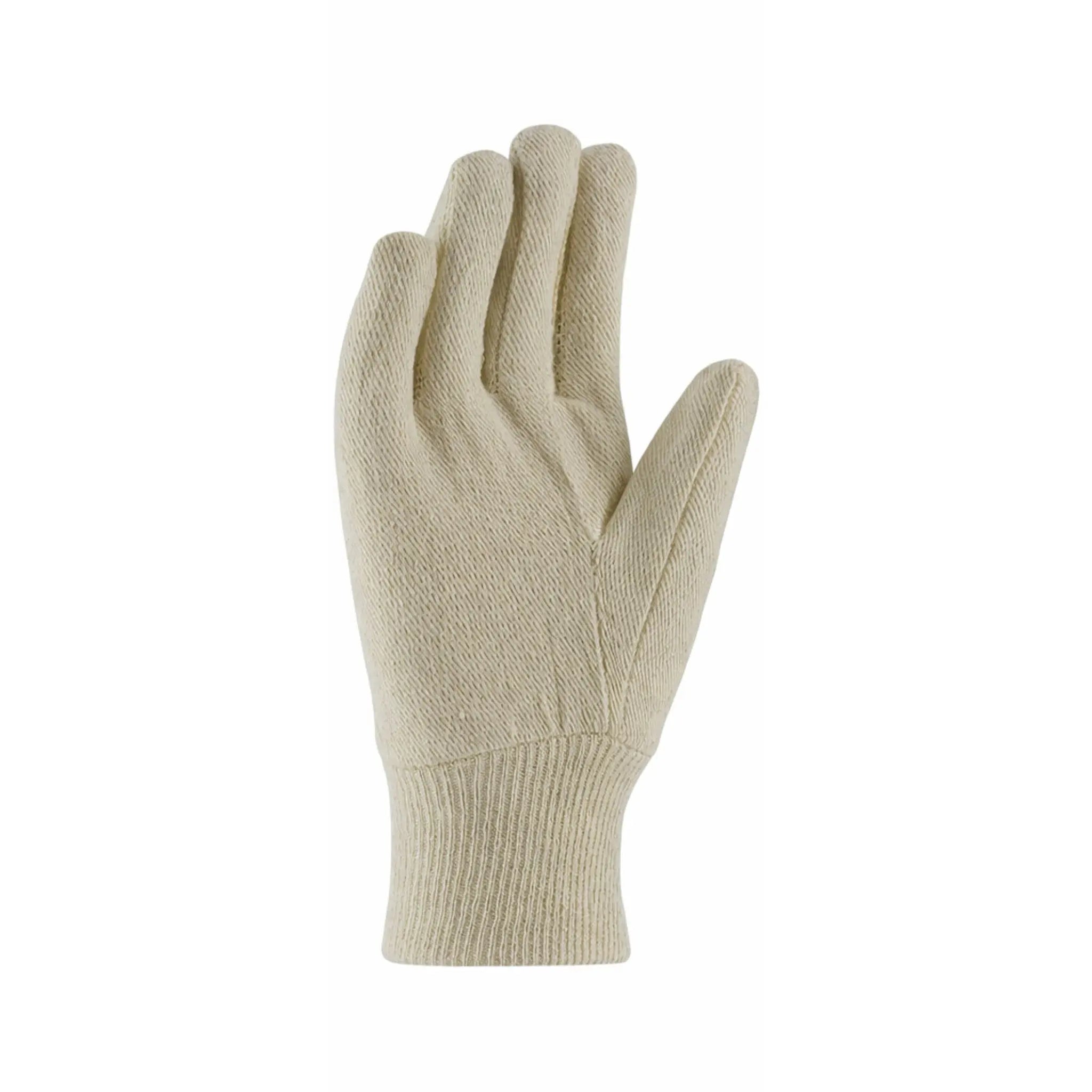 PIP 90-908CI Economy Grade Cotton/Polyester Canvas Single Palm Glove, Knit Wrist_front