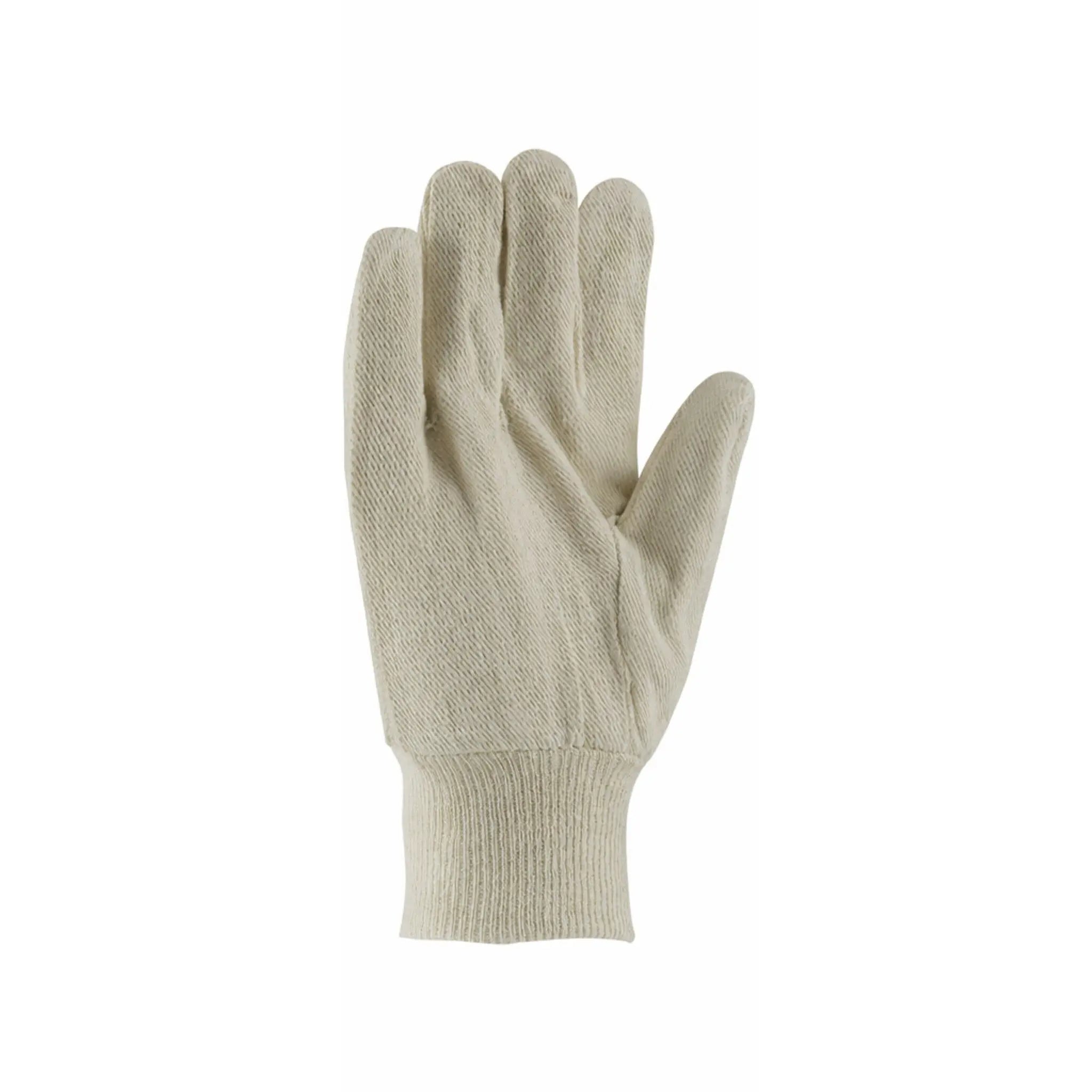 PIP 90-908I Economy Grade Cotton/Polyester Canvas Single Palm Glove, Knit Wrist_Front_Image