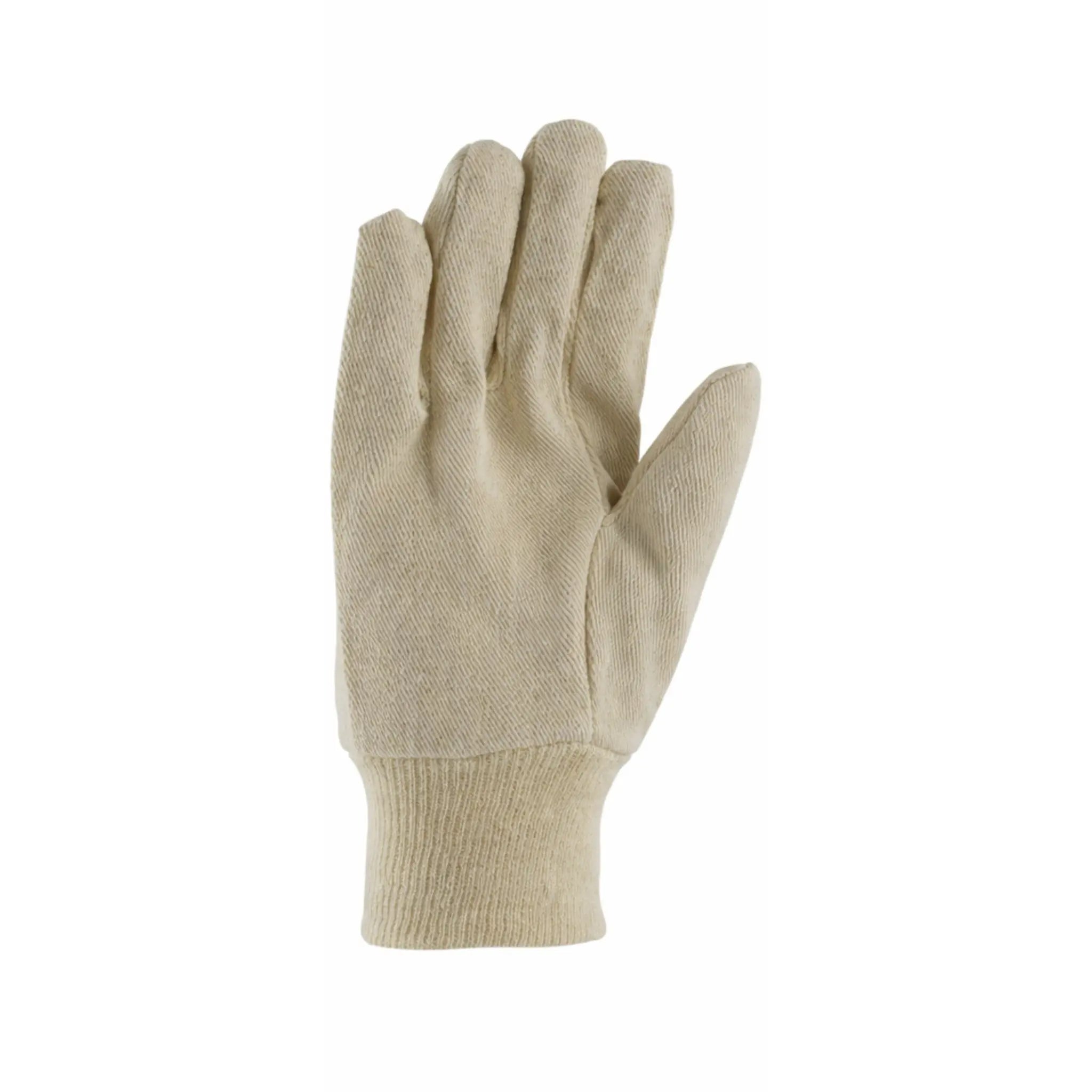 PIP 90-910I Economy Grade Cotton/Polyester Canvas Single Palm Glove, Knit Wrist_Front_Image