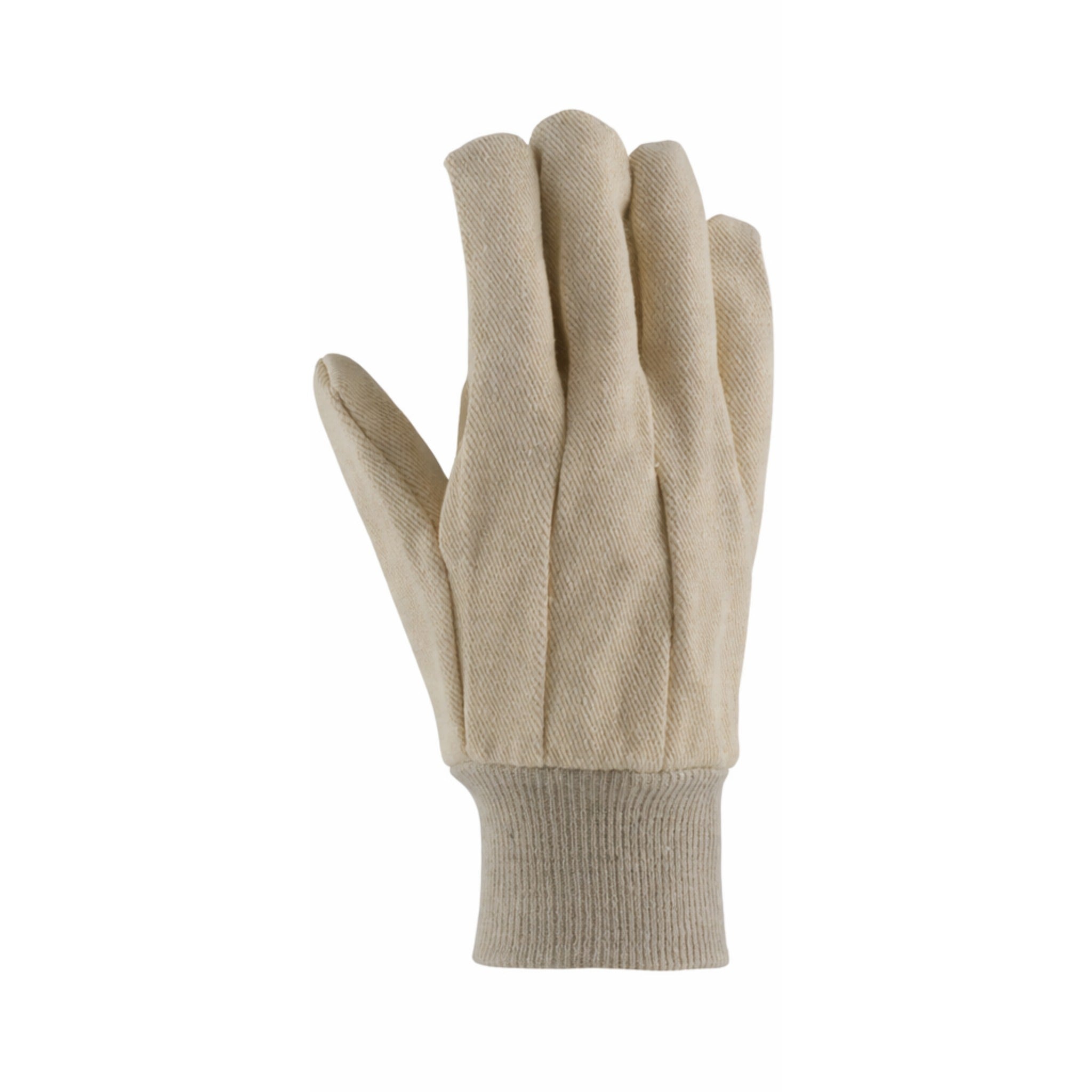 PIP 90-912 Premium Grade Cotton Canvas Single Palm Glove, Knit Wrist_Back