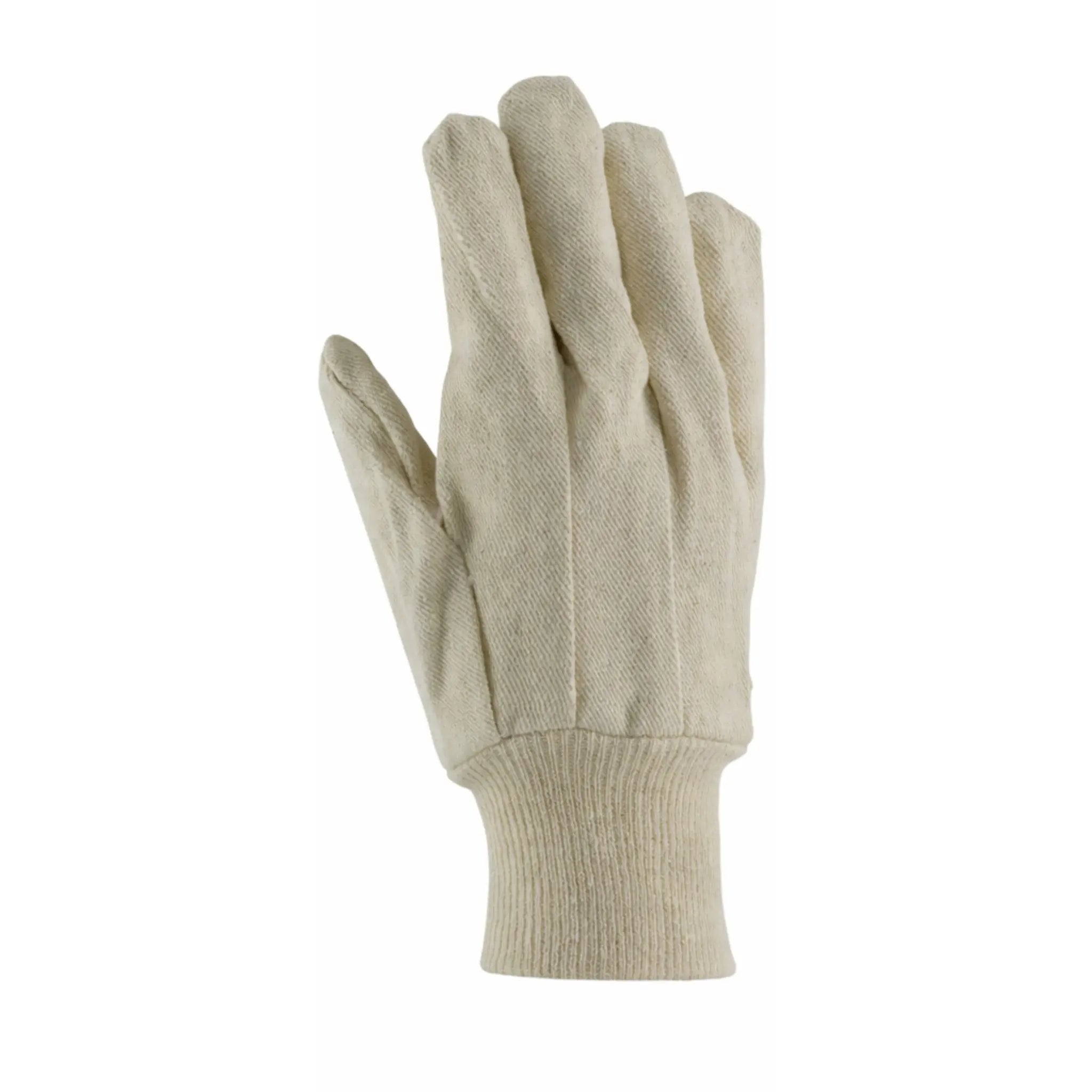 PIP 90-912I Economy Grade Cotton/Polyester Canvas Single Palm Glove, Knit Wrist_Back_Image