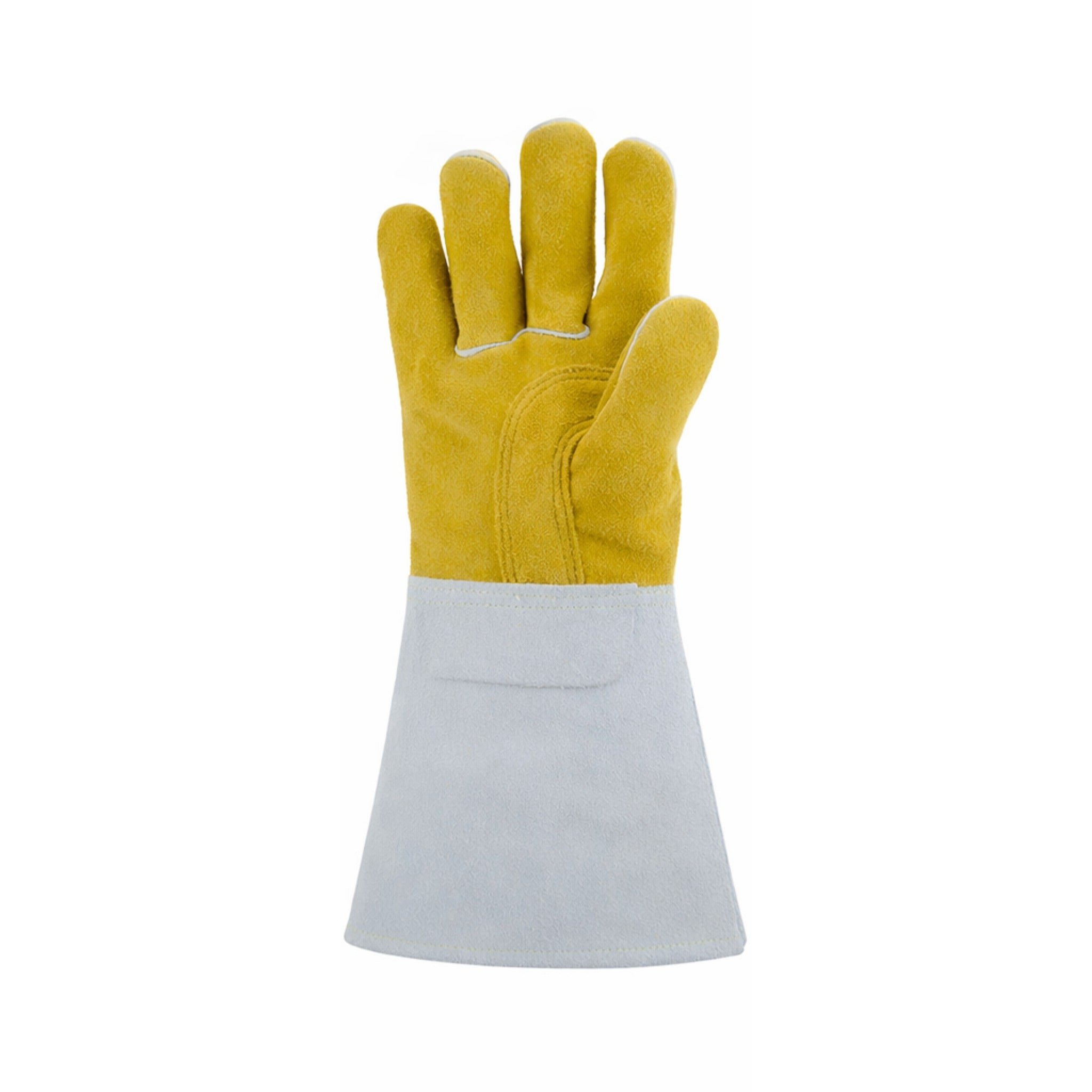 PIP Ironcat 9060 Premium Grade Top Grain Elkskin Leather Welders Glove with Cotton/Foam Lining and Gauntlet Cuff-Back_Image