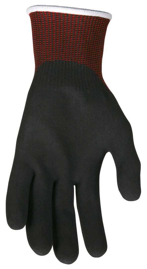 MCR Safety Cut Pro 90730 13 Gauge Dyneema Diamond Technology Cut Resistant Work Gloves, Black, Box of 12 Pairs