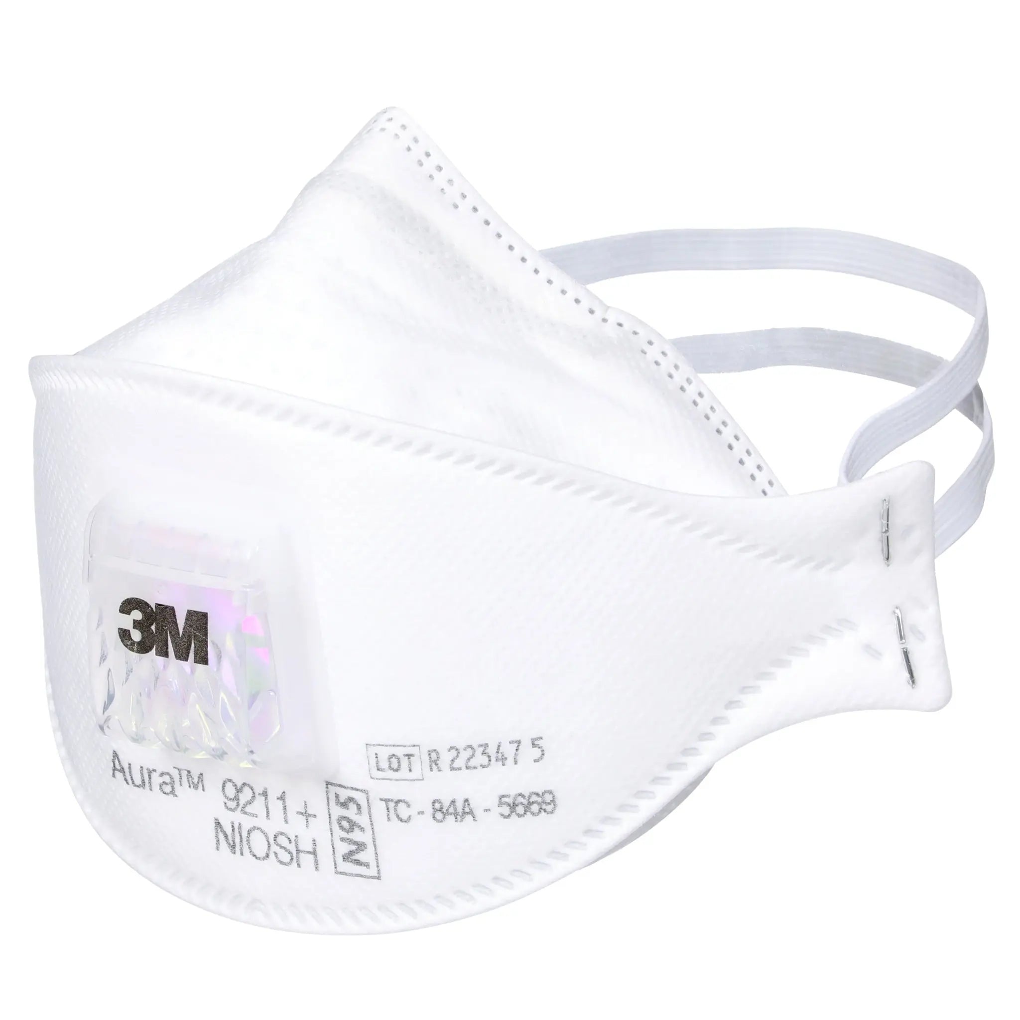 3M Aura 9211PLUS Particulate Respirator N95, White, Standard, 1 Each