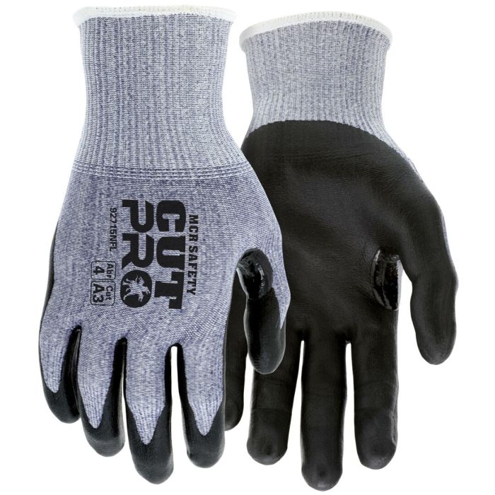 MCR Safety Cut Pro Gloves Nitrile Palm/Fingers Cut A3 Abrasion 4 Puncture 4 1 Pair Medium