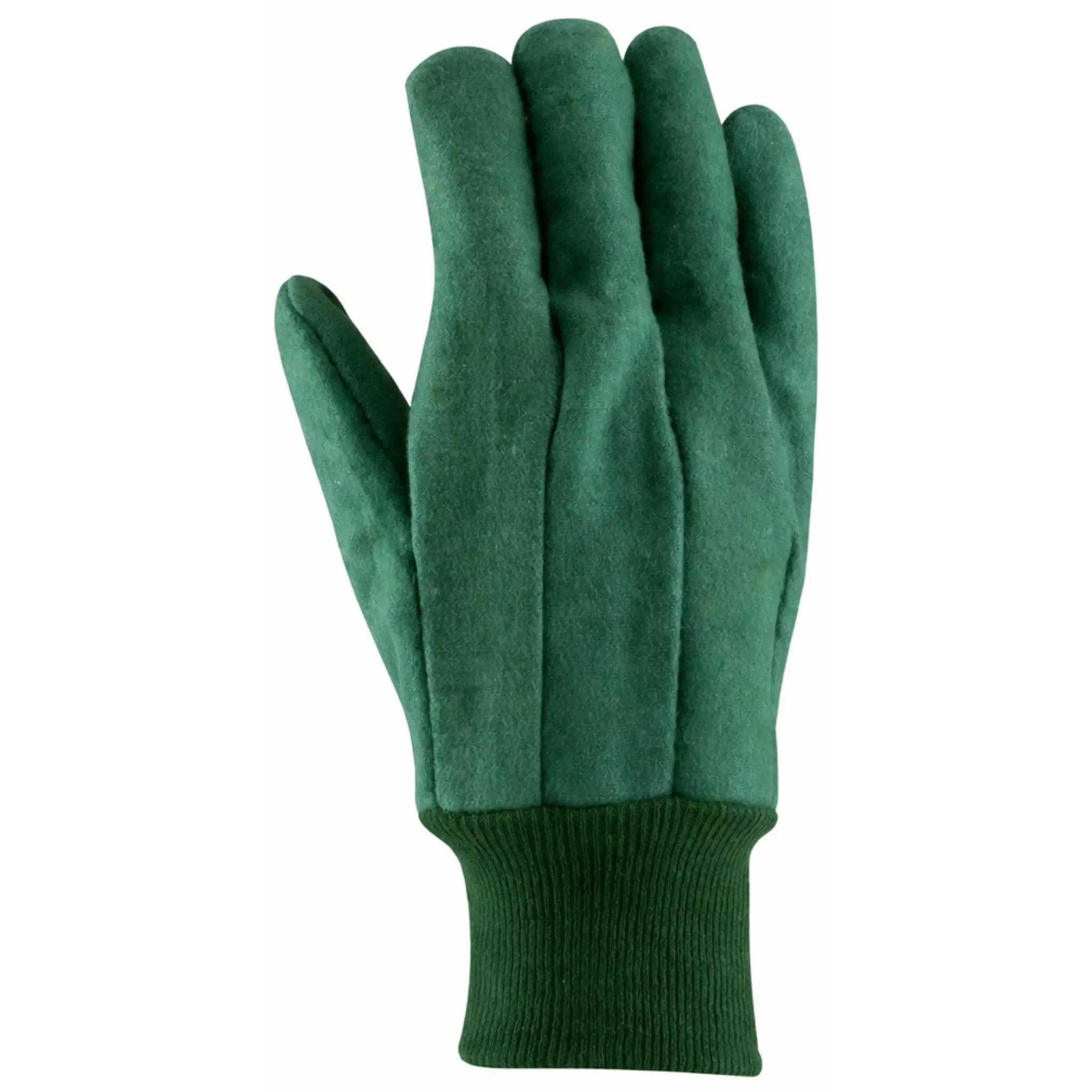 PIP 93-548 Premium Grade Chore Glove with Double Layer Palm, Double Layer Back and Nap-Out Finish, Knit Wrist-Back