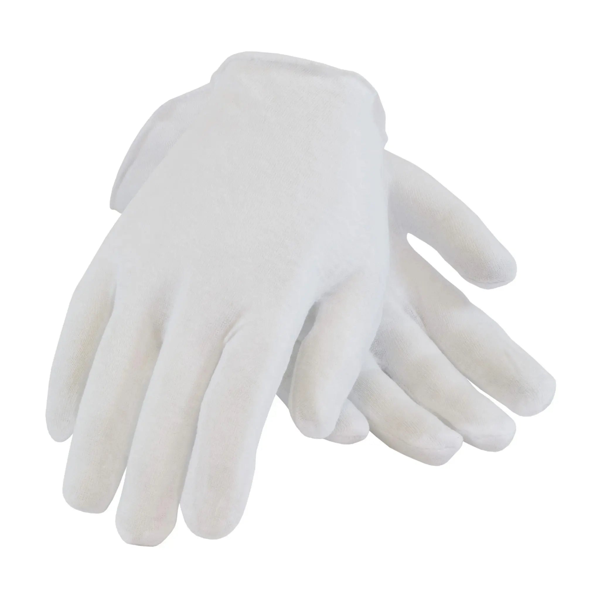PIP CleanTeam 97-500 Mens Premium Cotton Lisle Inspection Gloves-Flat