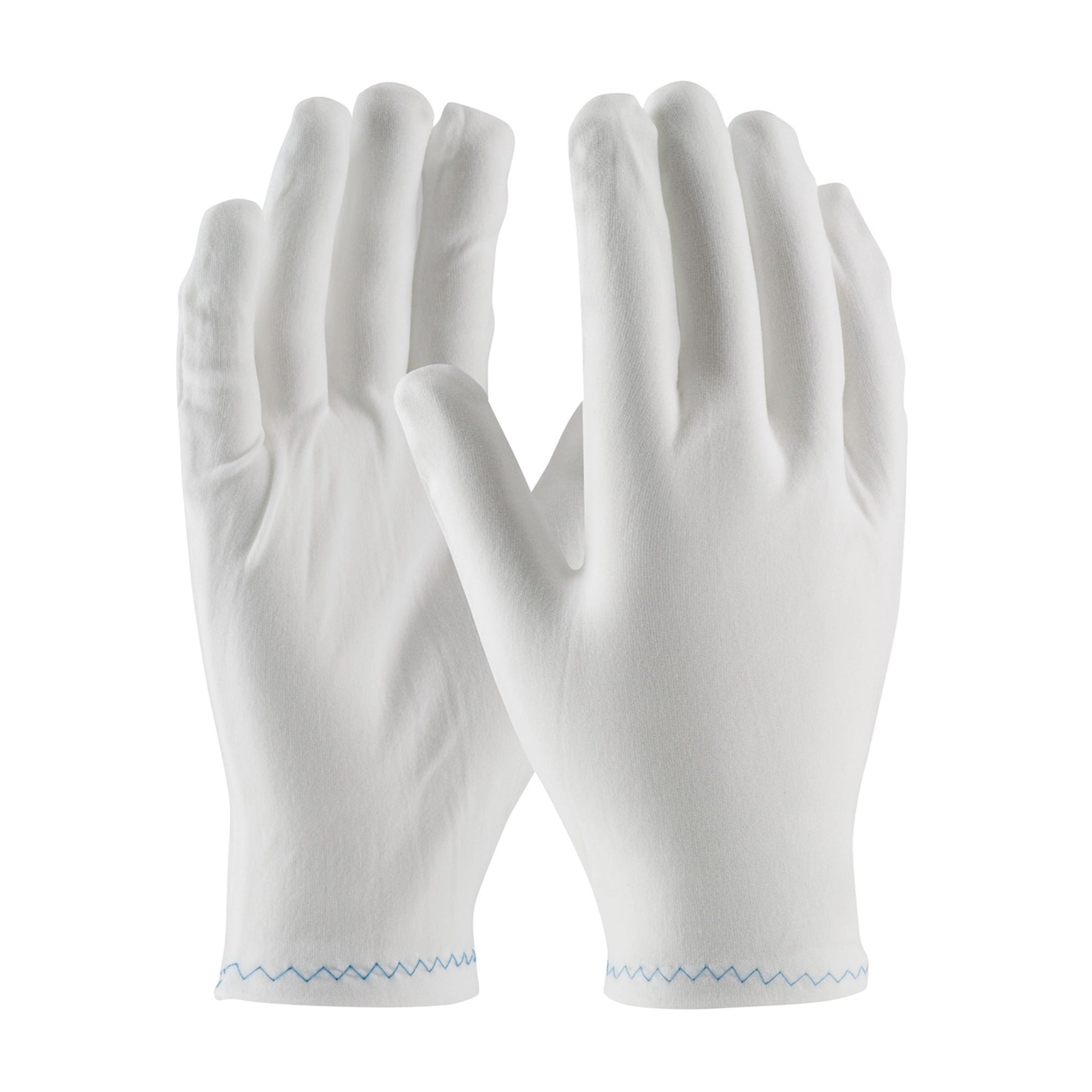 PIP CleanTeam 98-702 9-Inch Stretch Nylon Inspection Glove with Zig-Zag Stitched Rolled Hem-Main_Image