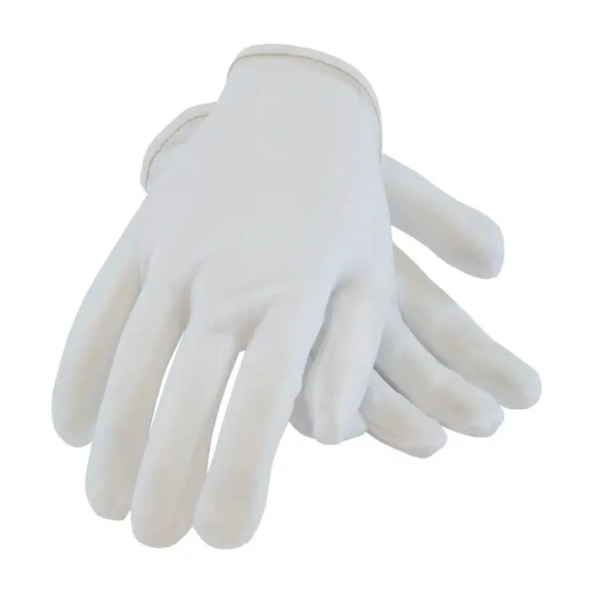 PIP CleanTeam 98-740 40 Denier Tricot Mens Inspection Glove with Rolled Hem Cuff-Flat_Image