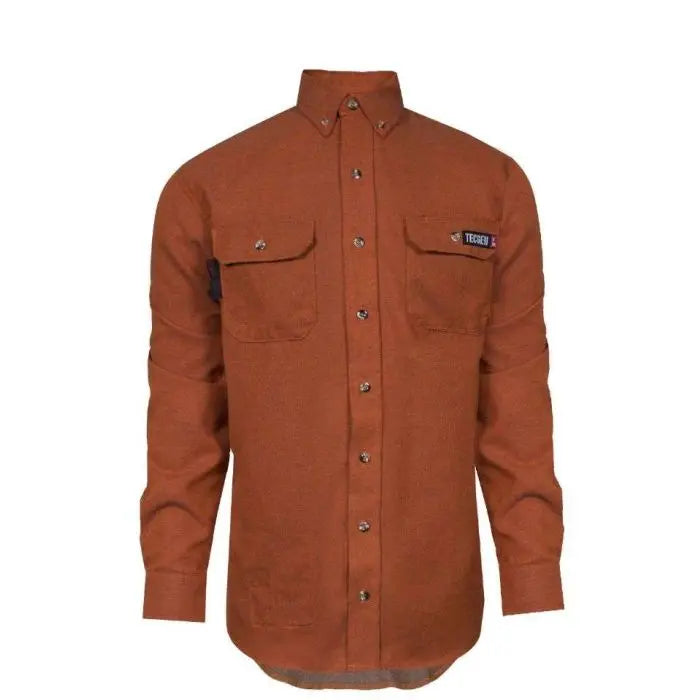 NSA TCG012002 TECGEN SELECT FR Work Shirt Orange