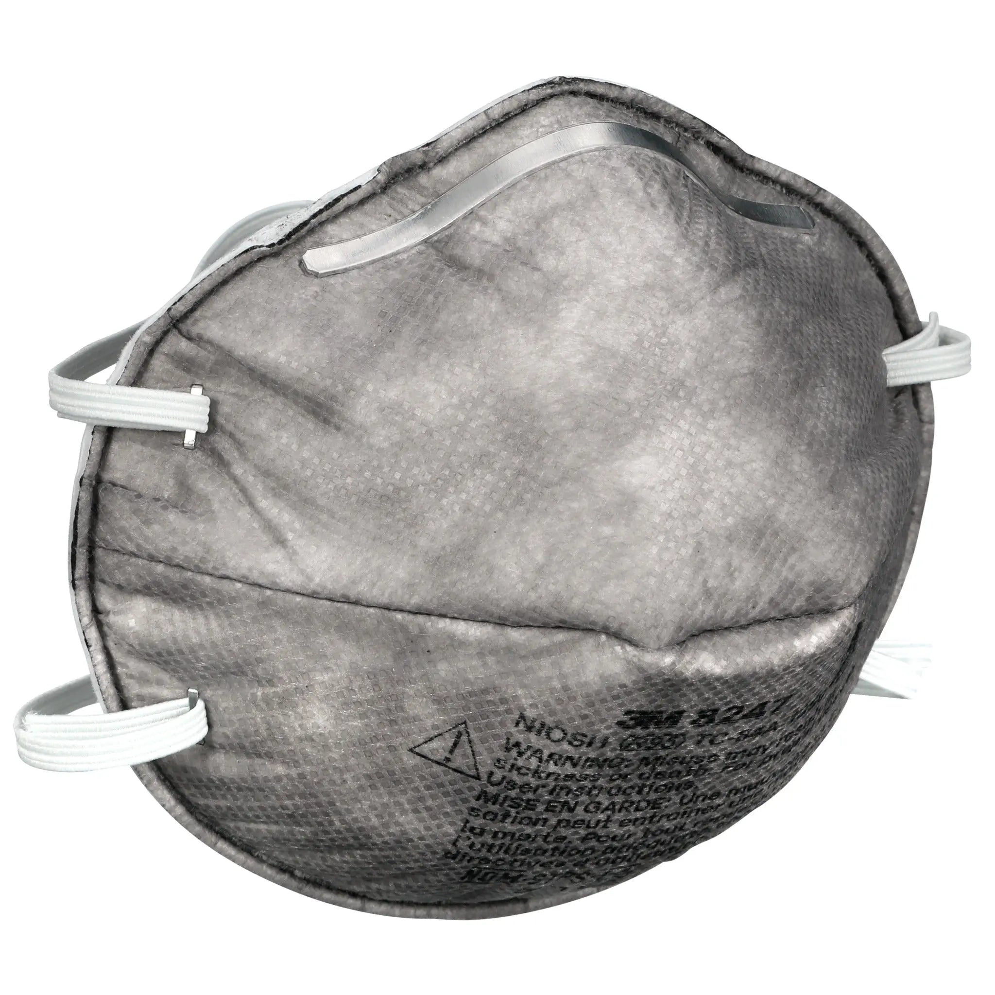3M 8247 R95 Particulate Respirator with Nuisance Level Organic Vapor Relief, Box of 20