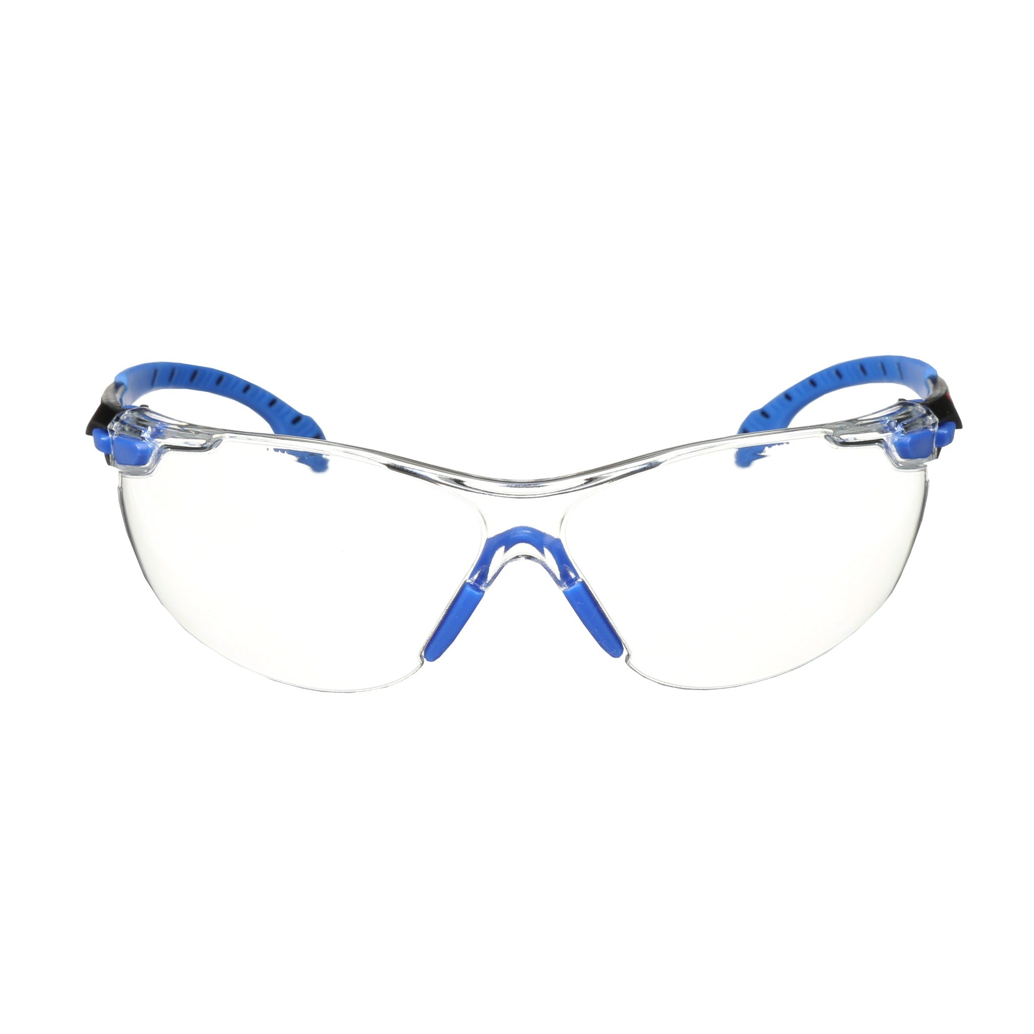 3M Solus 1000-Series Safety Glasses S1101SGAF Black-Blue Clear Scotchgard Anti-Fog Lens, 1 Each