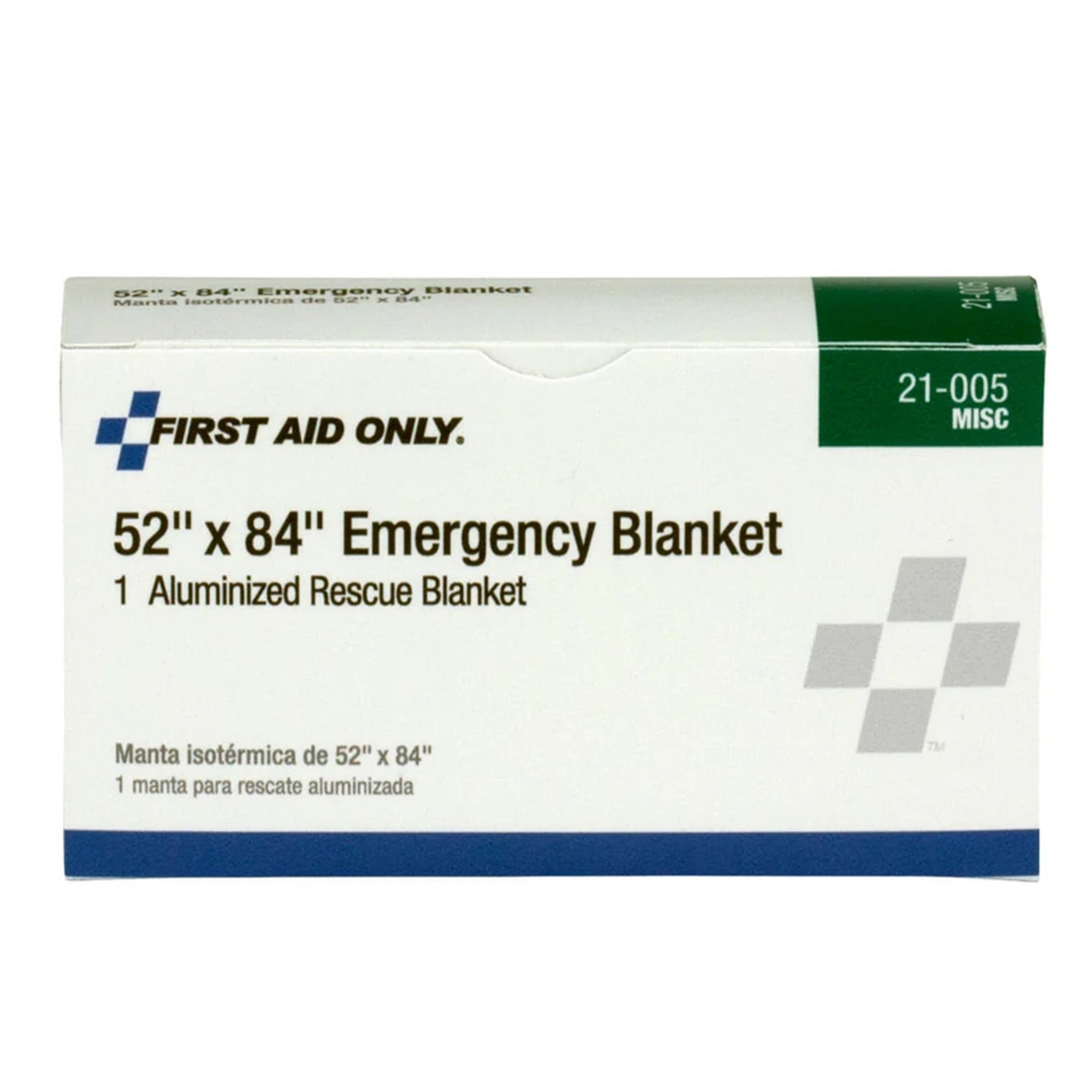 Acme United Corporation First Aid Only 21005 Blanket Rescue Pac-Kit, Aluminized Unitized, 84 x 52 Inches, Main Image
