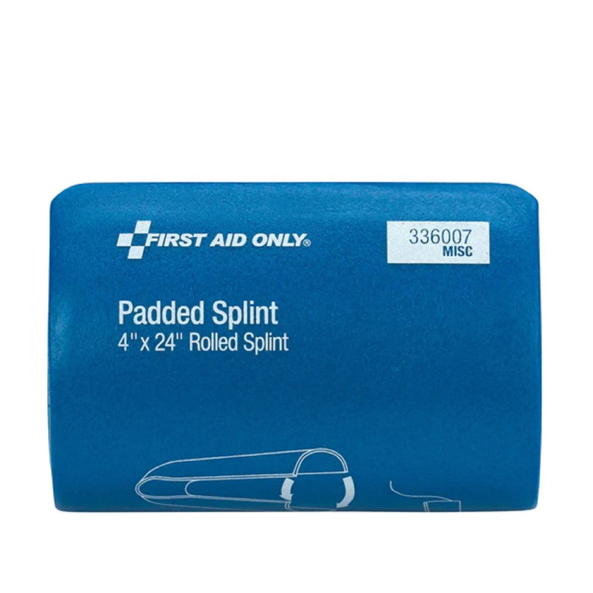 Acme United Corporation First Aid Only 336007 Blue Aluminum/Padded Foam Splint, 1 EachÂ