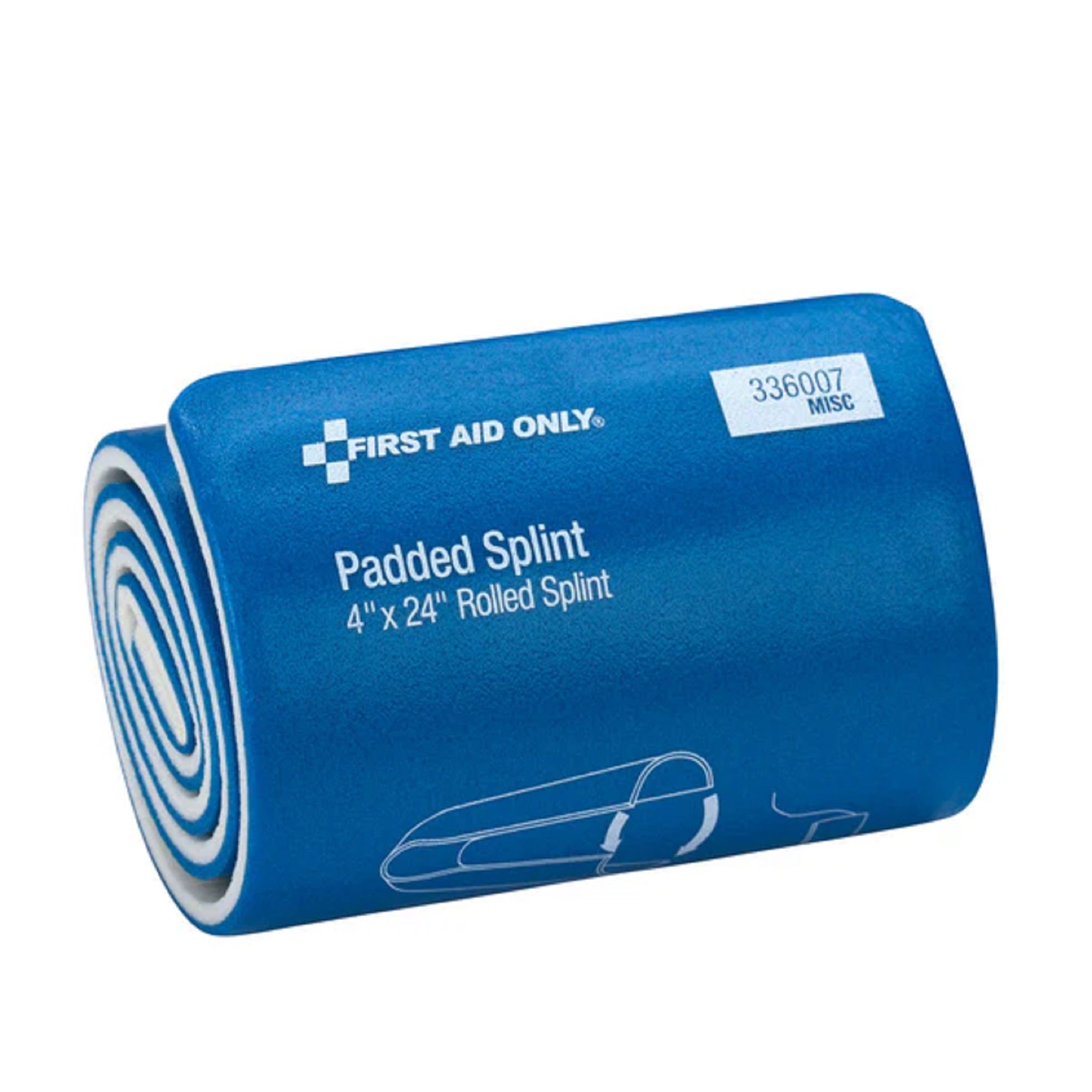 Acme United Corporation First Aid Only 336007 Blue Aluminum/Padded Foam Splint, 1 Each