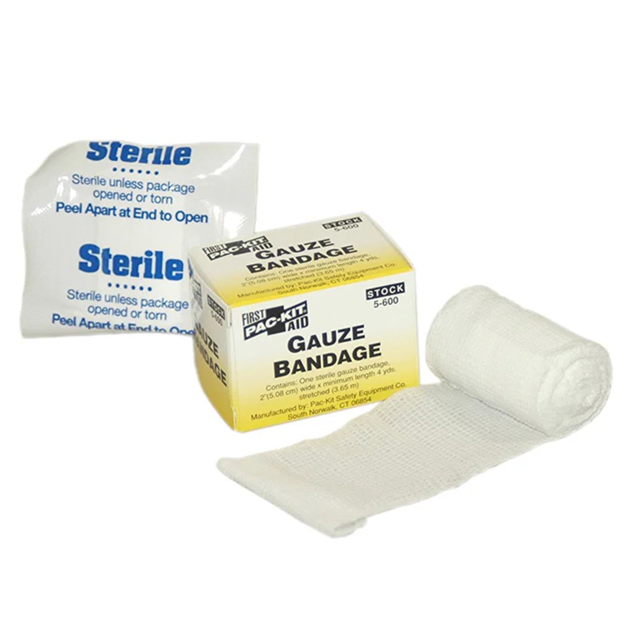 Acme United Corporation First Aid Only 5-600 Gauze, 2" x 4 yard, Box of 1 Roll