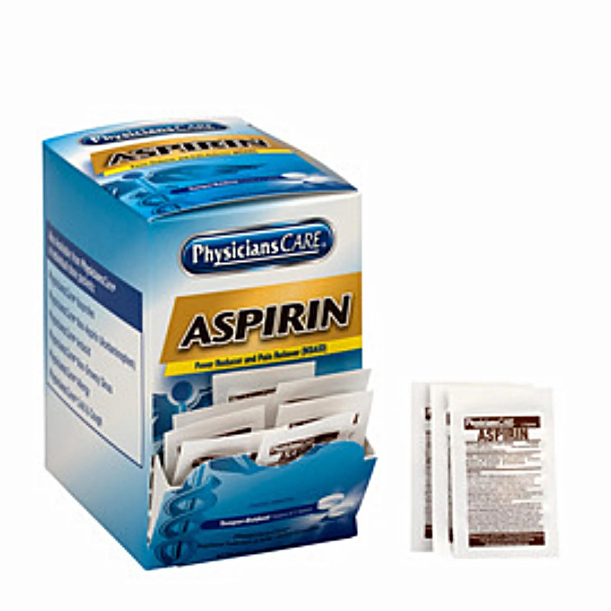 Acme United Corporation PhysiciansCare 90014-002 ASPIRIN Pain Relief Tablets, Pack of 2, Box of 125 Packs