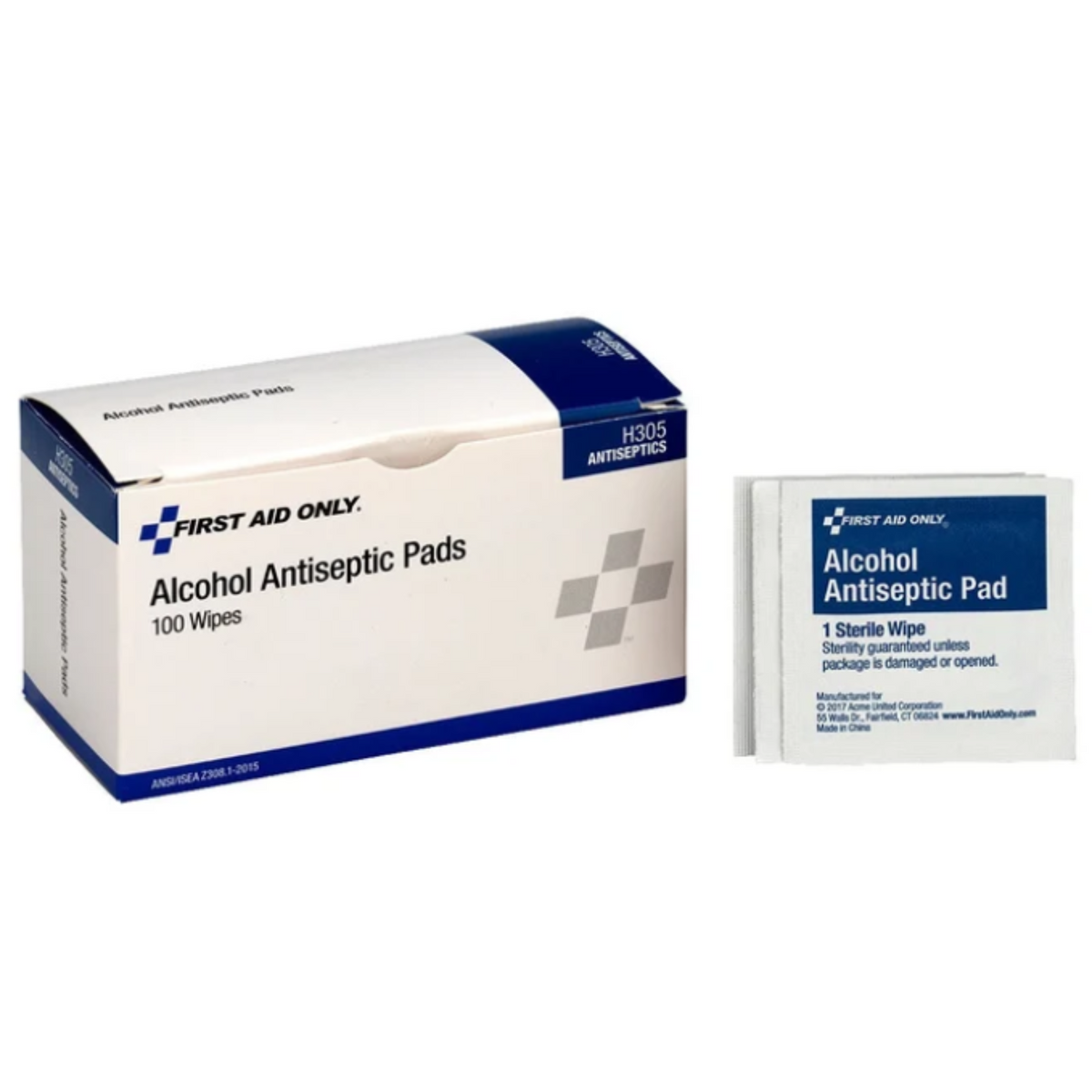Acme-United First Aid Only H305 Alcohol Wipes