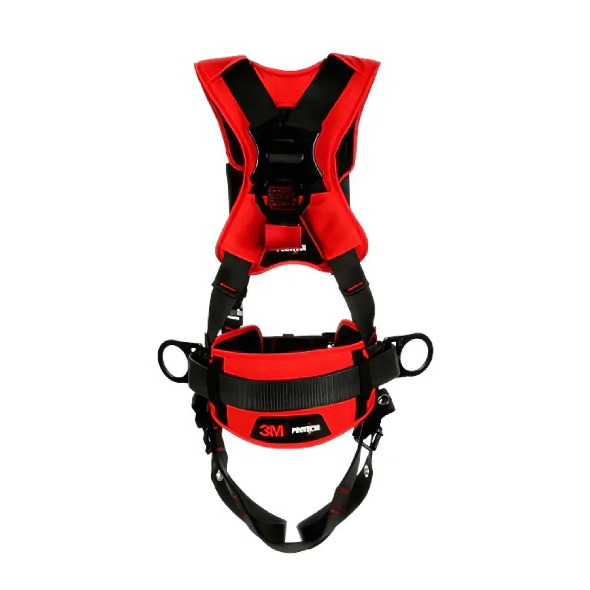 3M Protecta Comfort Construction Style Positioning Harness 1161206 Black Medium Large XL Belt 1 EA Case, Back View