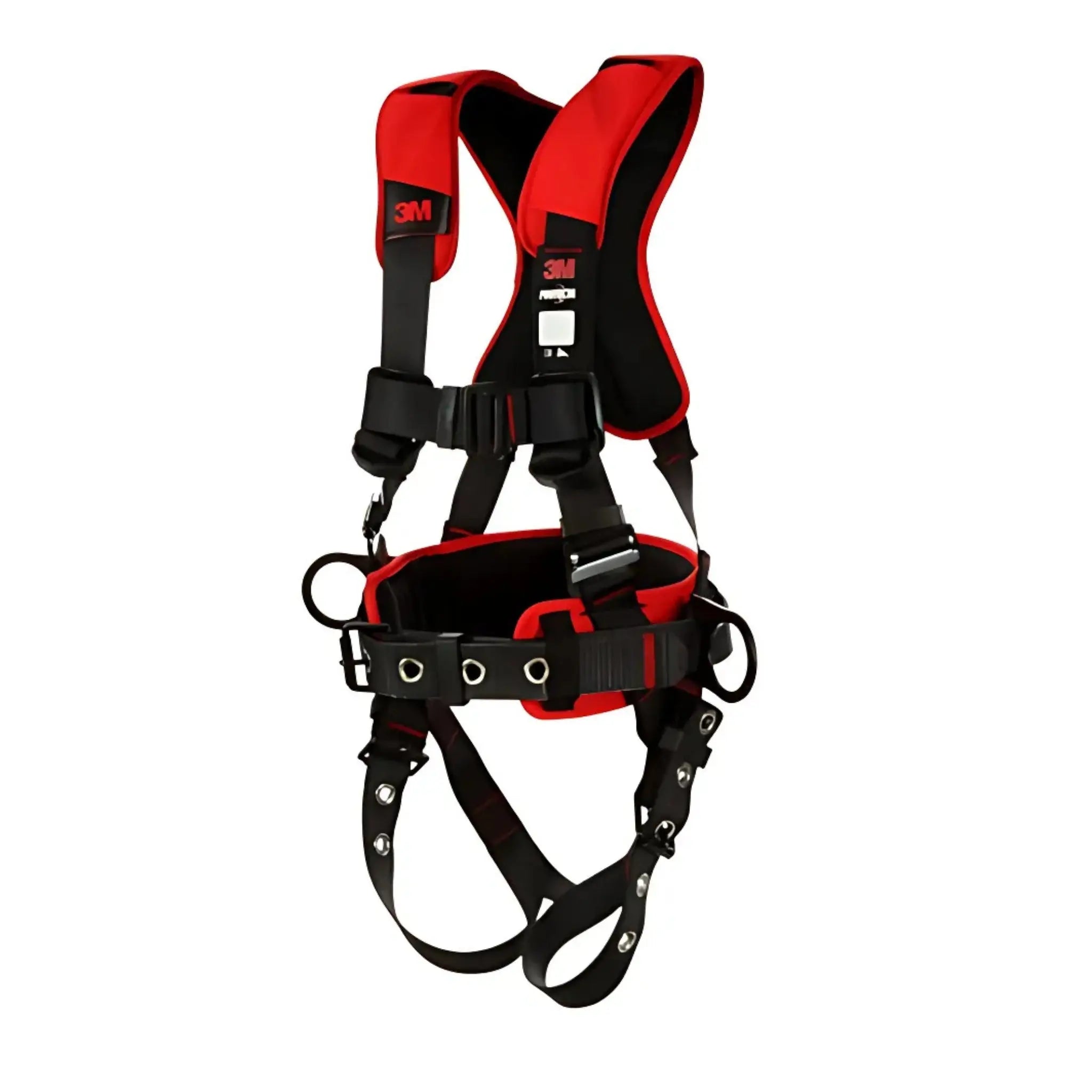 3M Protecta Comfort Construction Style Positioning Harness 1161206 Black Medium Large XL Belt 1 EA Case, Side View_02