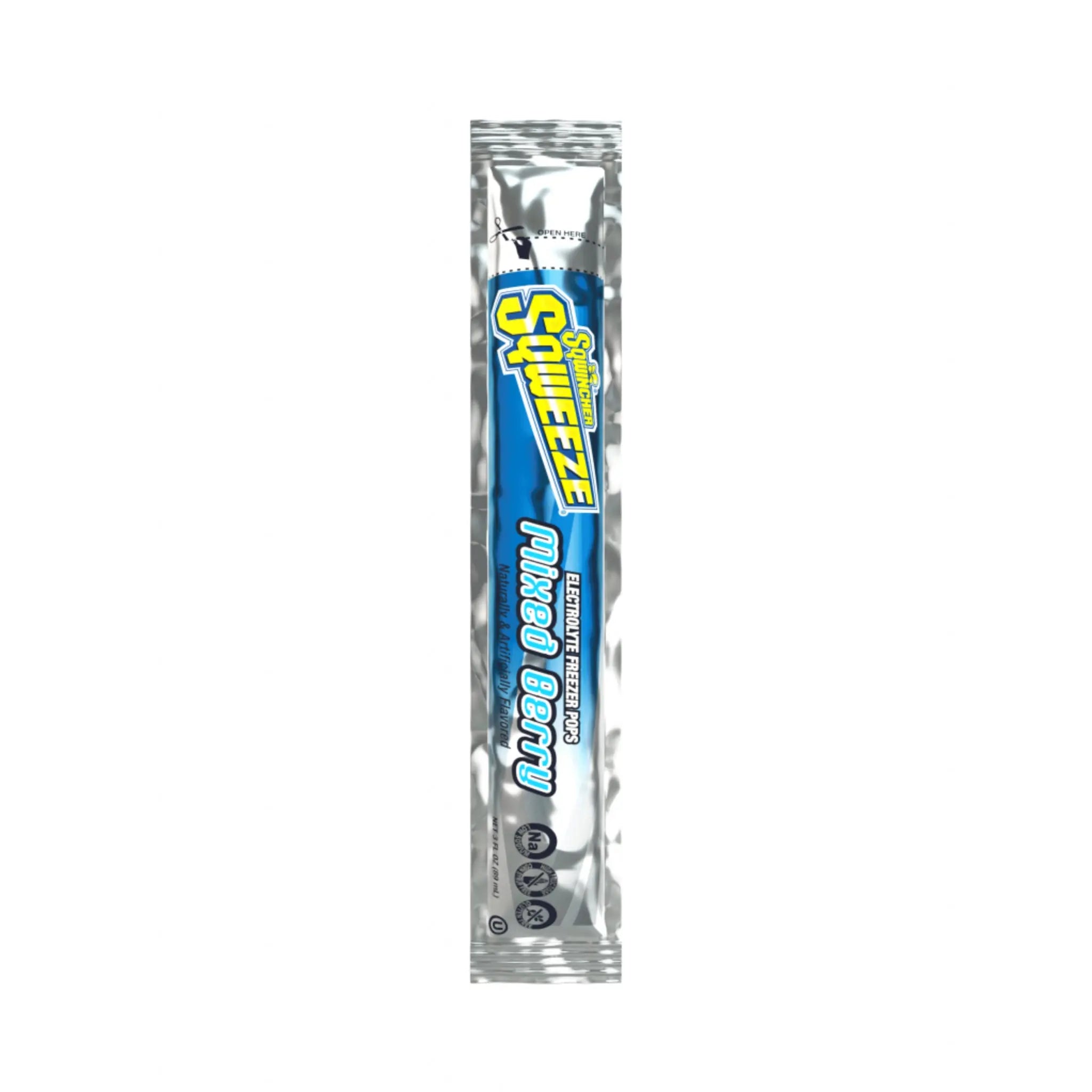Sqwincher Sqweeze KPG159200201 Freezer Pops Assorted 3 Ounce Tube, Mixed Berry Flavor