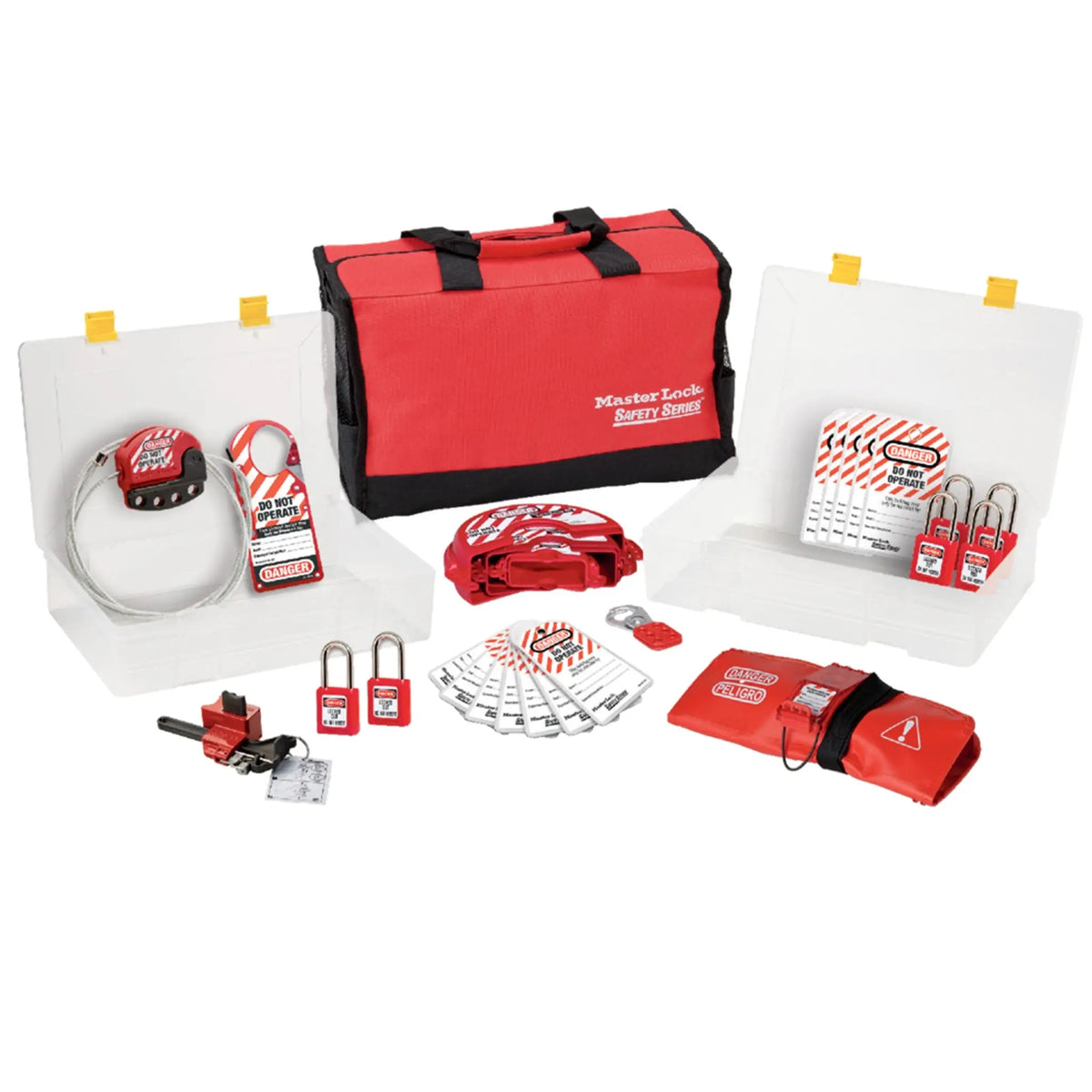 Master Lock 1458V410 Portable Lockout Kit, Group Valve , 1 Each, Main Image