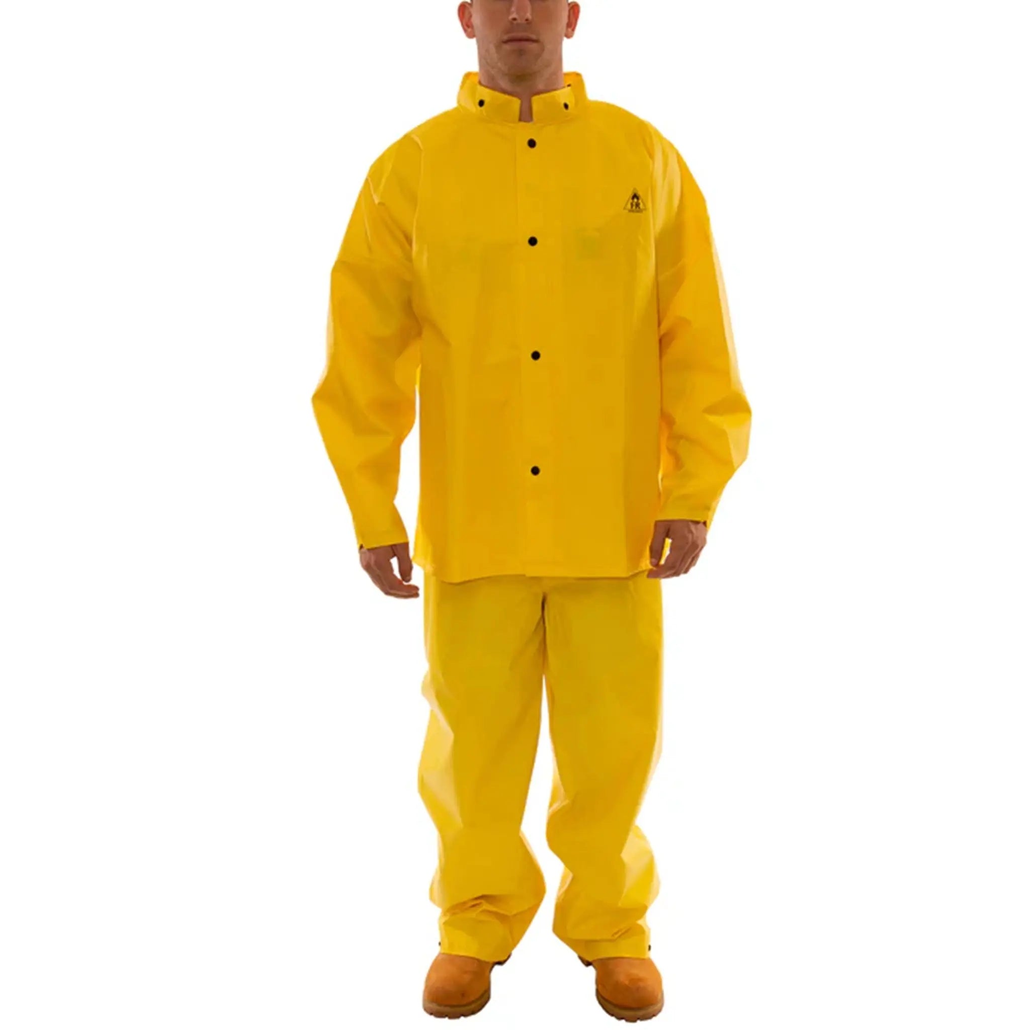 Tingley Rubber Corp S56307 30-Inch DuraScrim PVC And Polyester Rain Suit, 10.5 mil, Yellow, 1 Each
