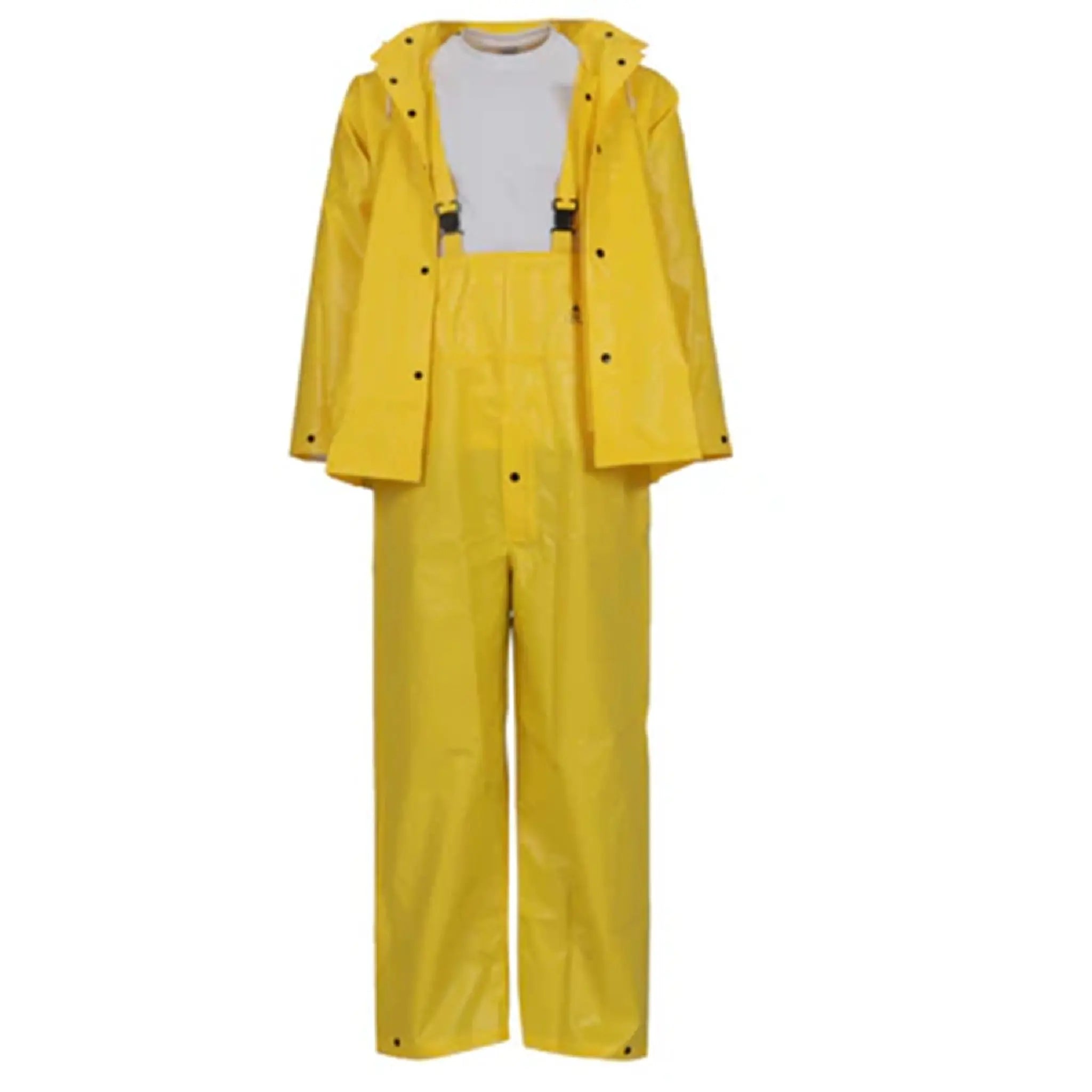 Tingley Rubber Corp S56307 30-Inch DuraScrim PVC And Polyester Rain Suit, 10.5 mil, Yellow, 1 Each