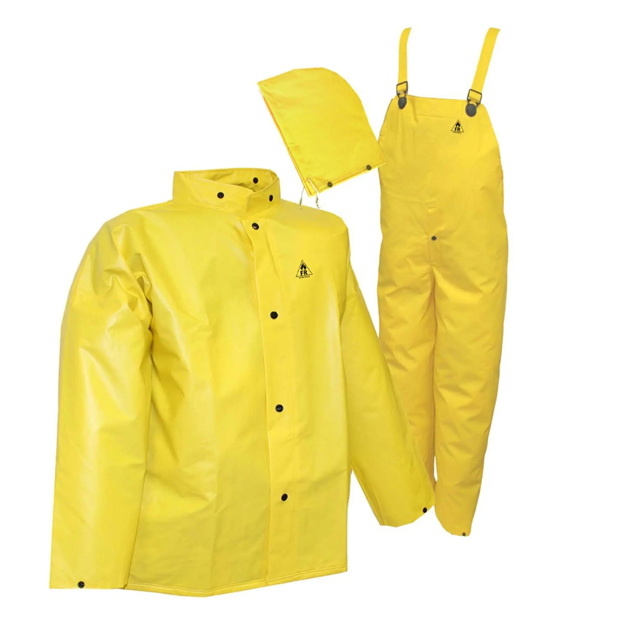 Tingley Rubber Corp S56307 30-Inch DuraScrim PVC And Polyester Rain Suit, 10.5 mil, Yellow, 1 Each