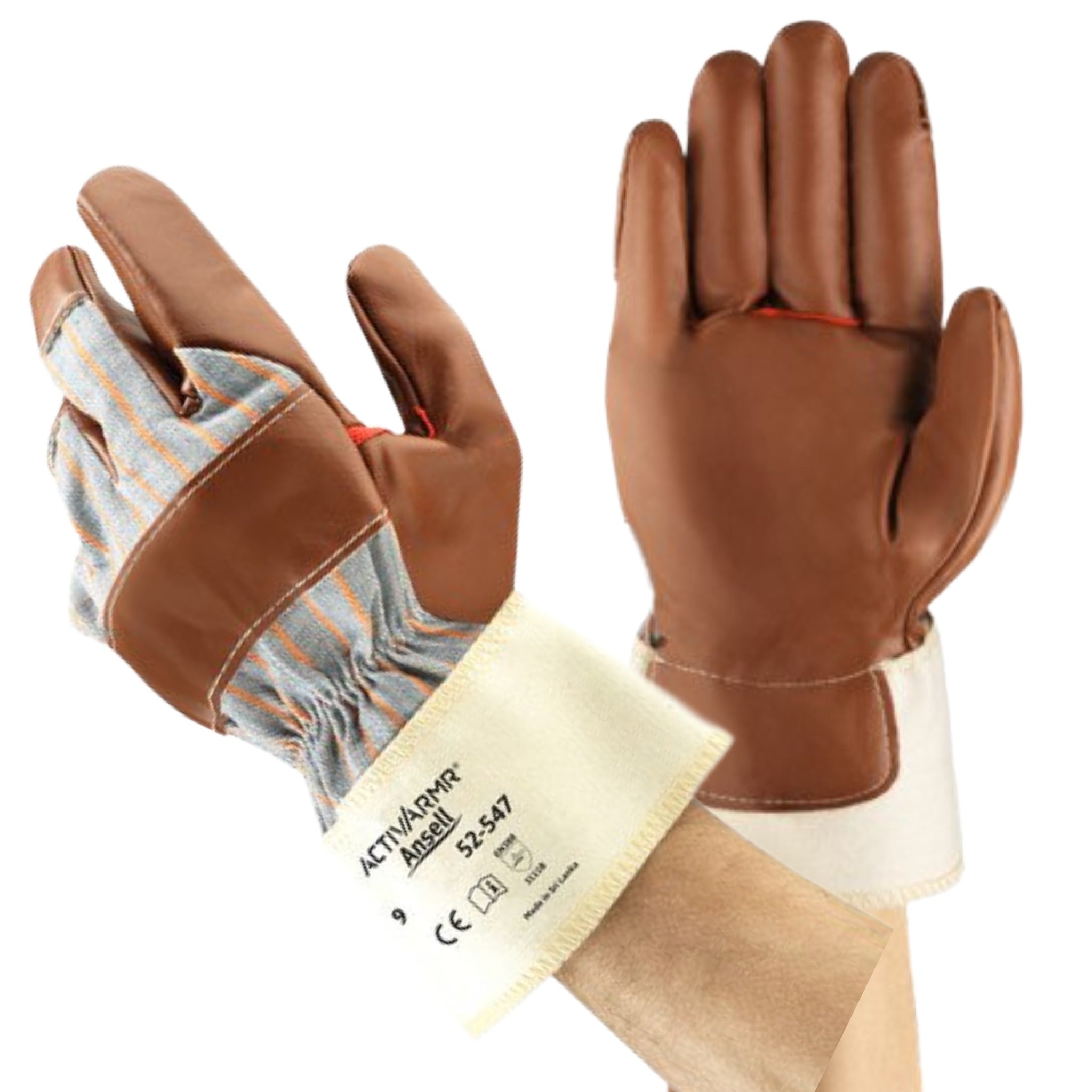 Ansell ActivArmr 52-547 Nitrile-Coated Work Gloves Pair