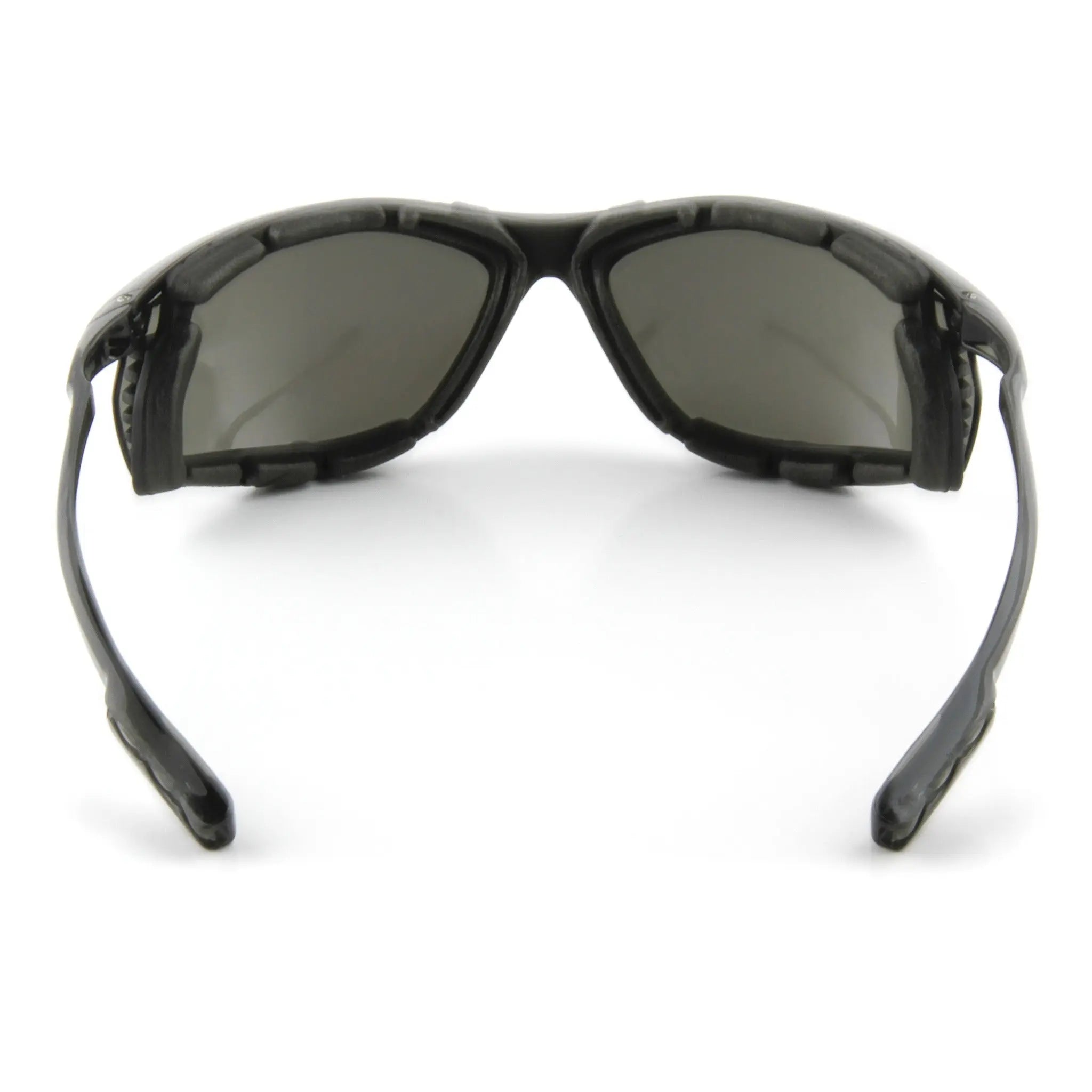 3M Virtua 11873-00000-20 CCS Protective Eyewear with Foam Gasket, Black Frame, Gray Anti-Fog Lens, Back