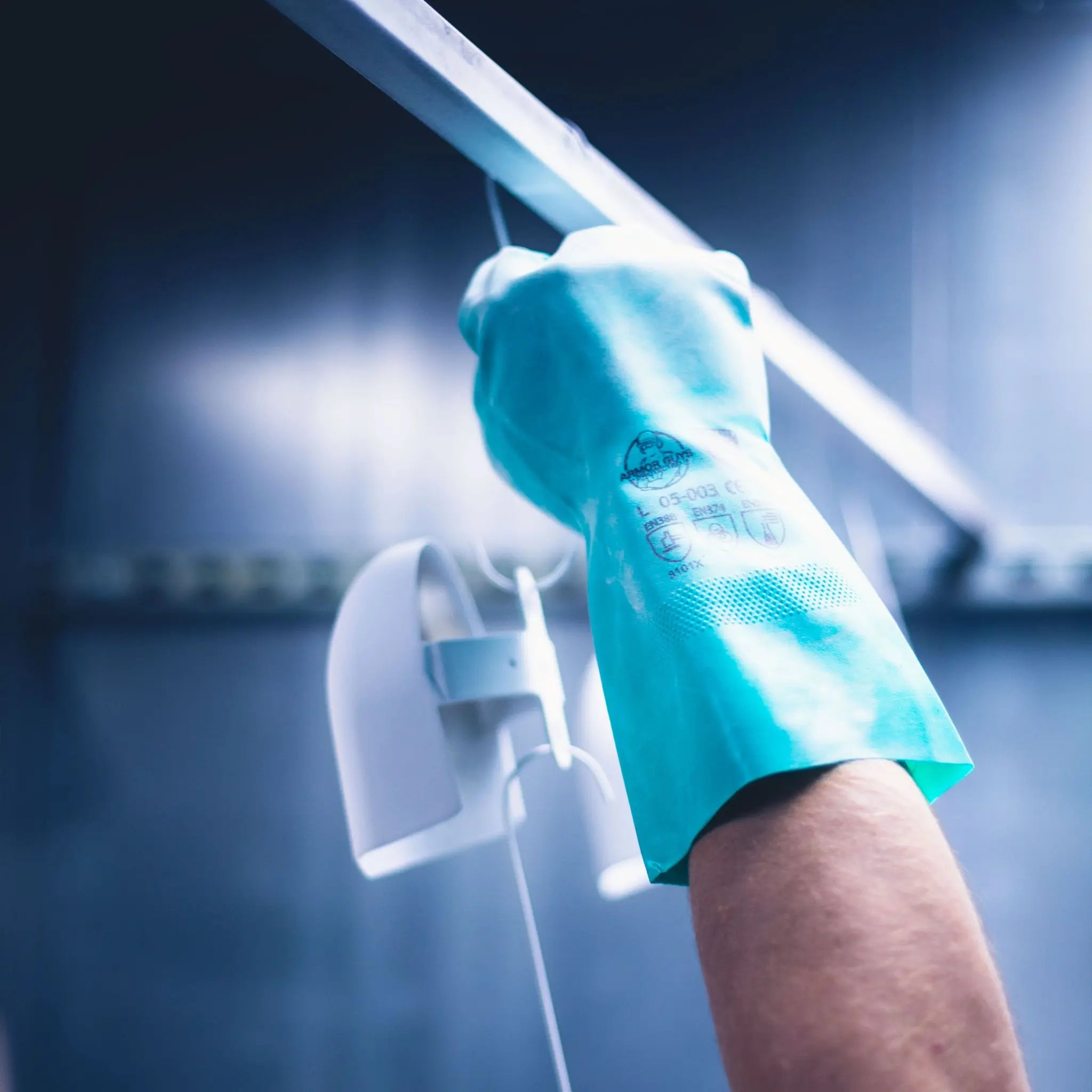 Armor Guys 05-003 ChemiFlex Work Glove, Green, Pair of 12, Machining 1