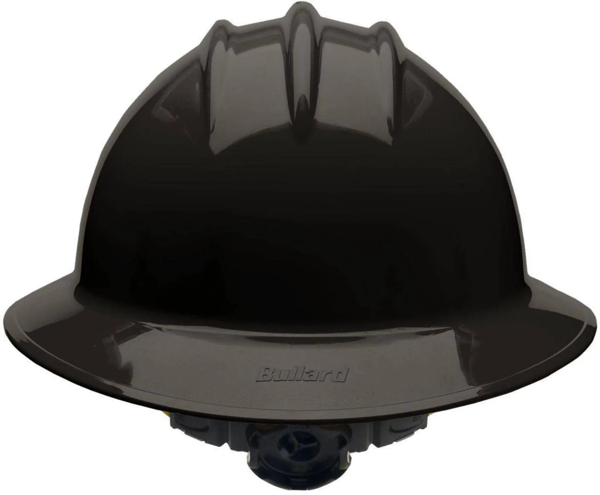 Bullard C33 33BKR 6pt Ratchet Classic Full Brim Style Hard Hat, Black, 1 Each, Back View