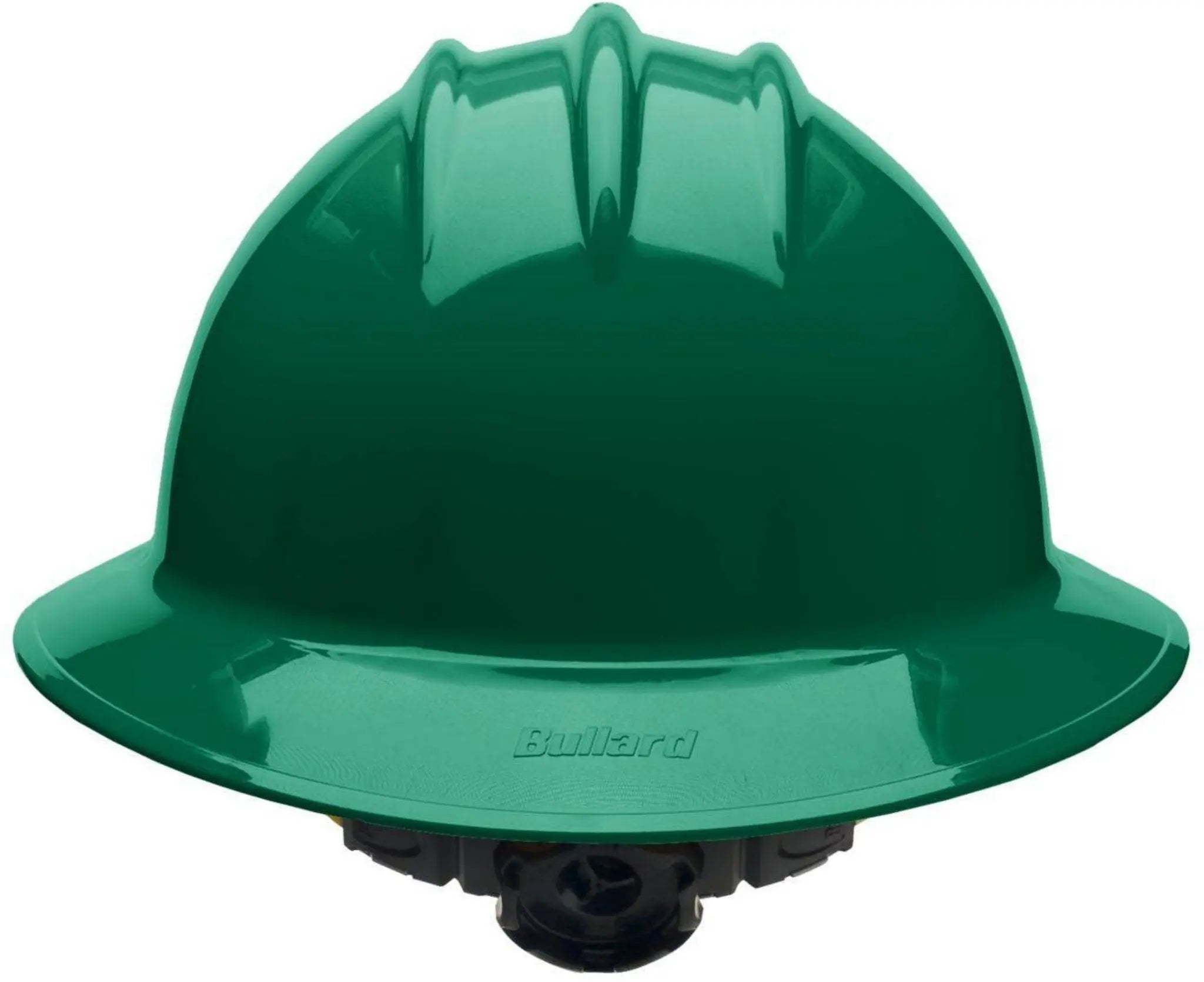 Bullard C33 33FGR 6pt Ratchet Classic Full Brim Style Hard Hat, Forest Green, 1 Each, Front View